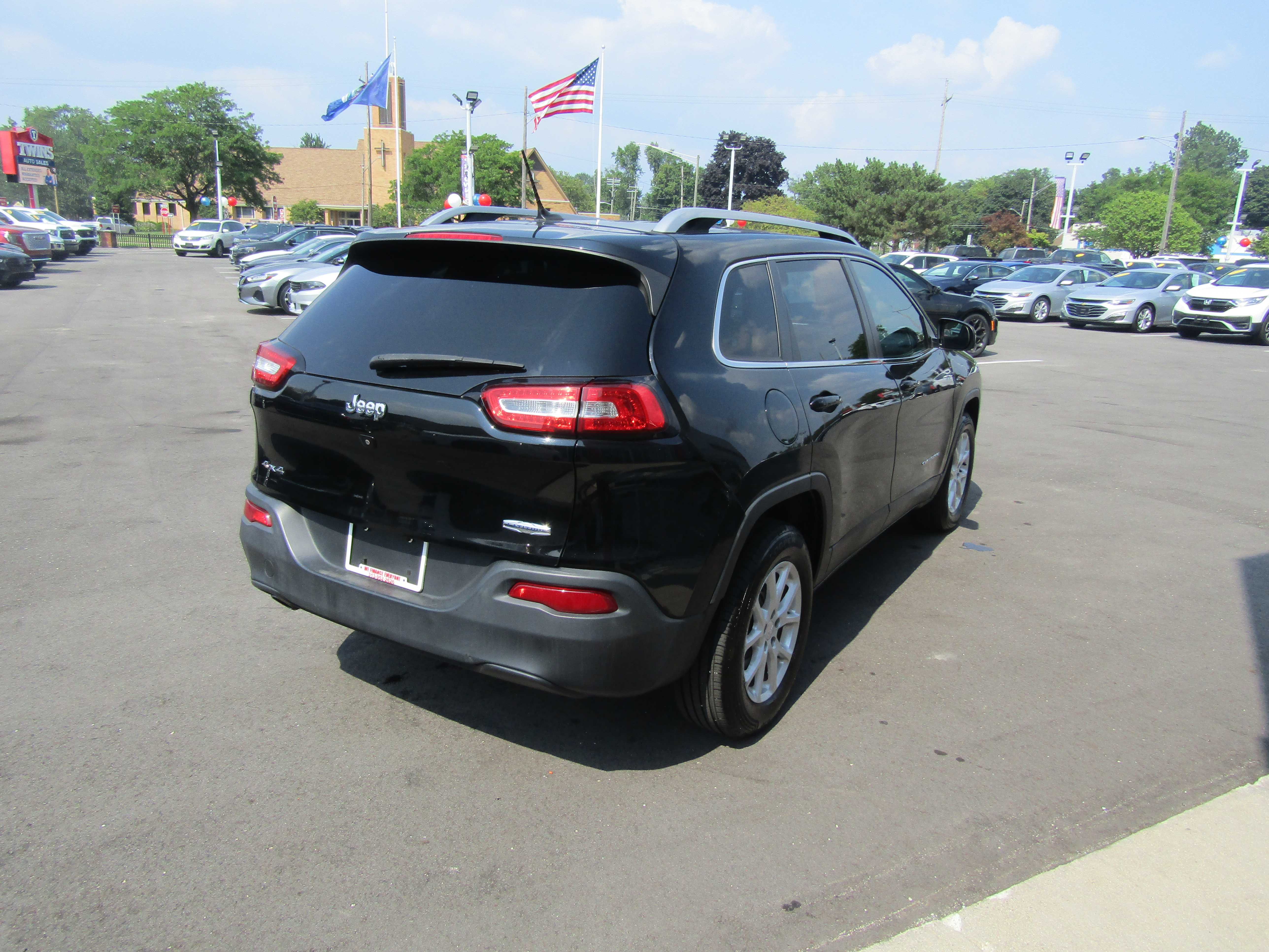 BLACK, 2017 JEEP CHEROKEE Thumnail Image 4