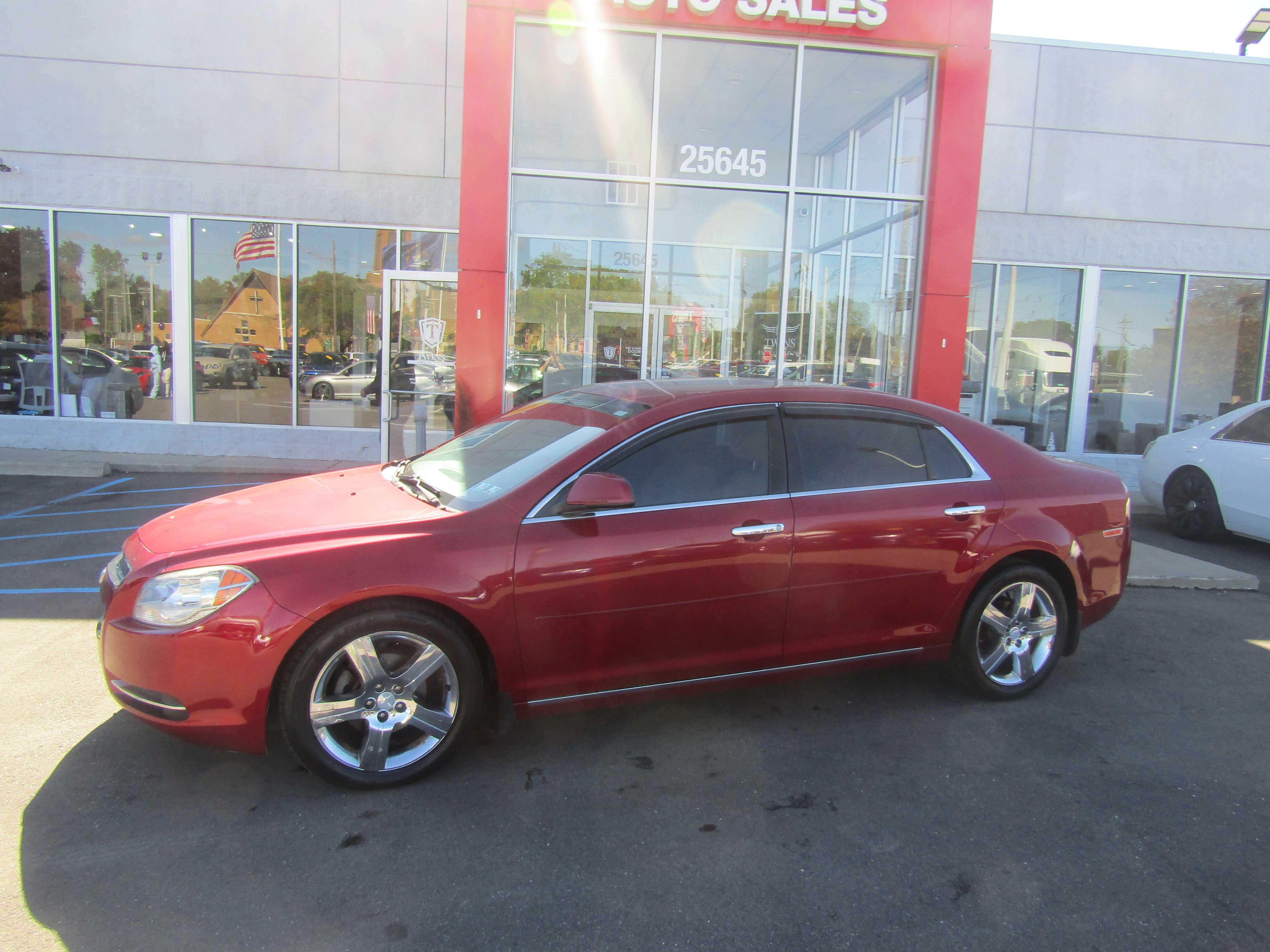 RED, 2012 CHEVROLET MALIBU Thumnail Image 2