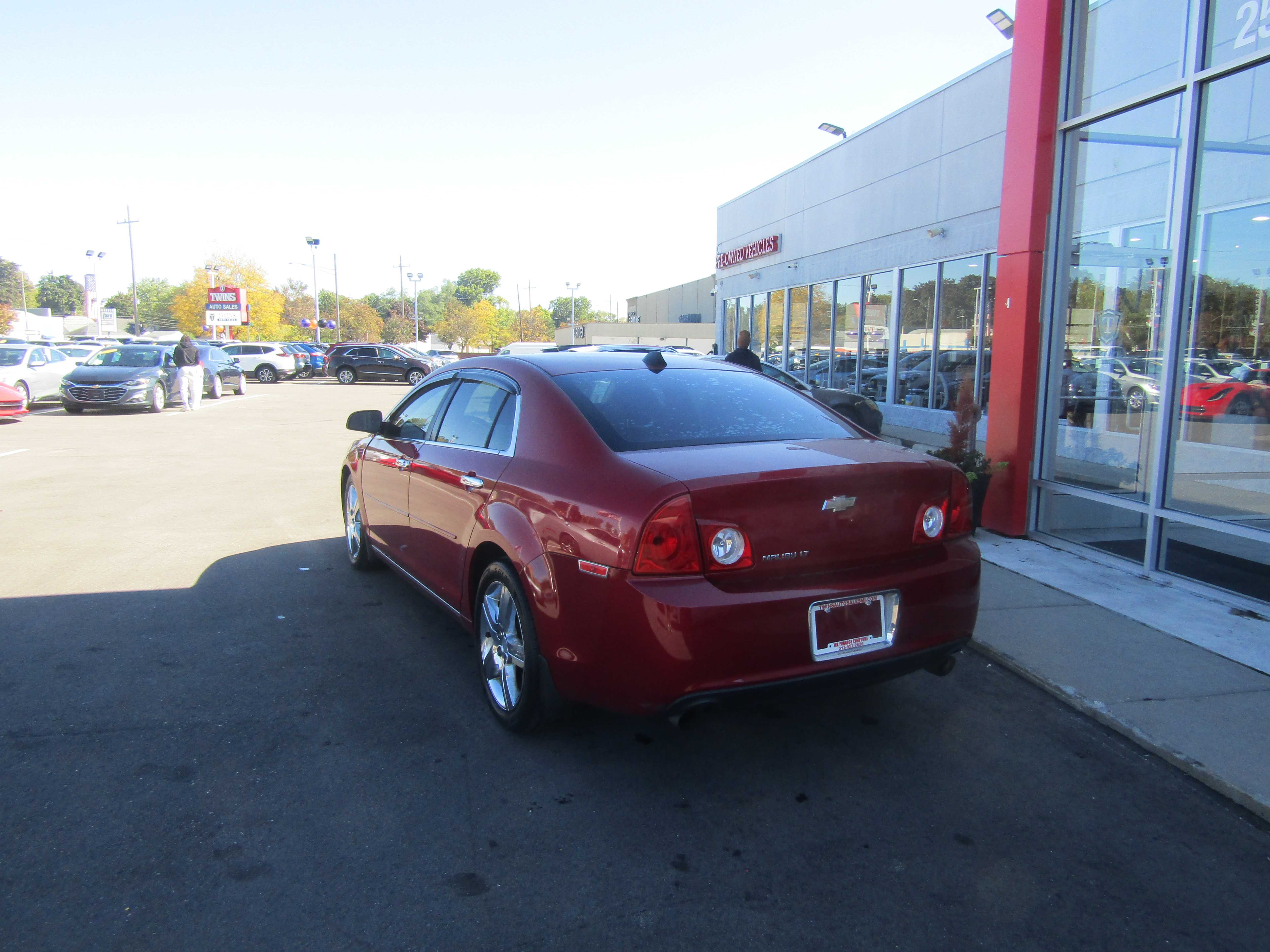 RED, 2012 CHEVROLET MALIBU Thumnail Image 3