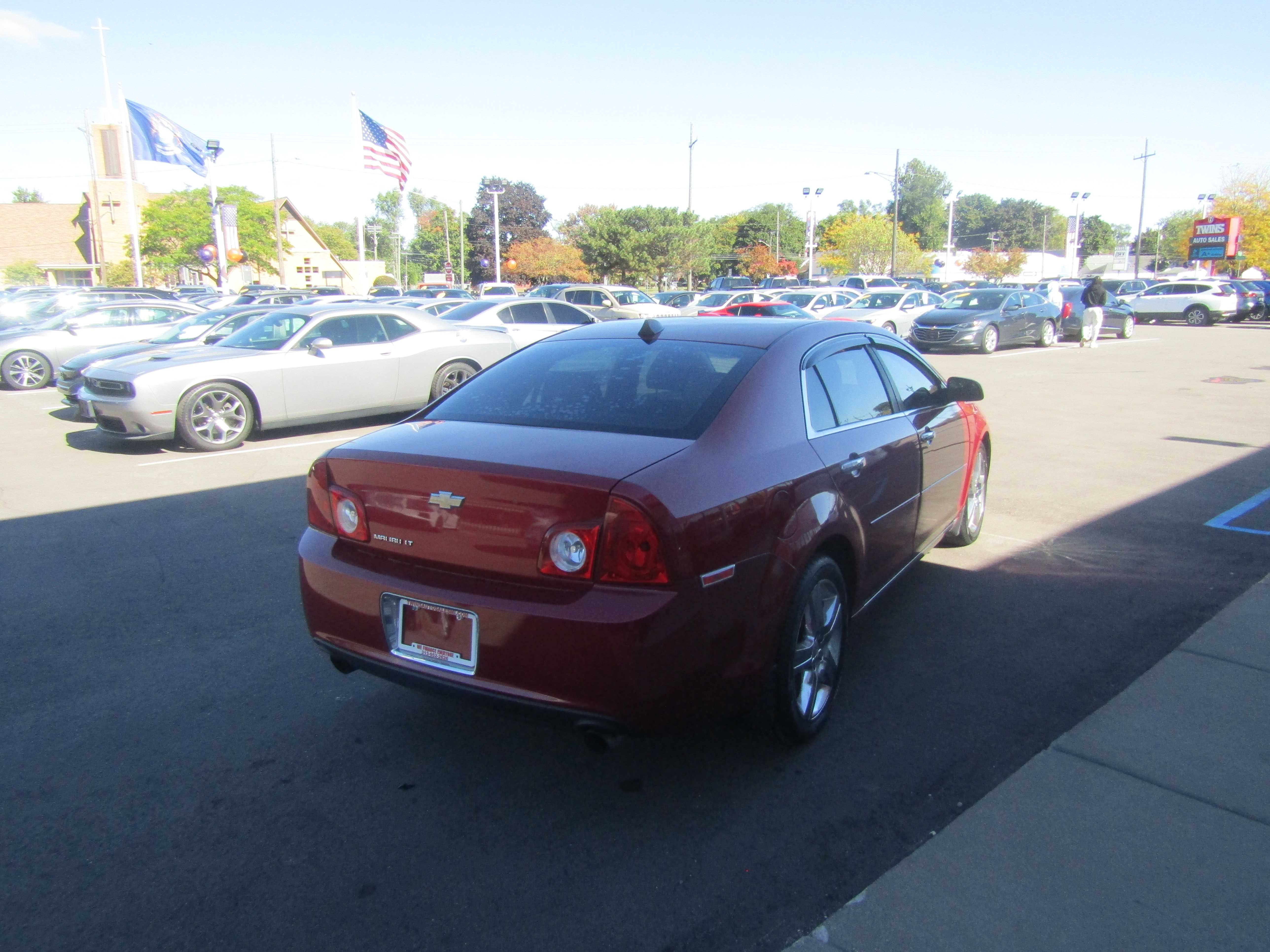 RED, 2012 CHEVROLET MALIBU Thumnail Image 4