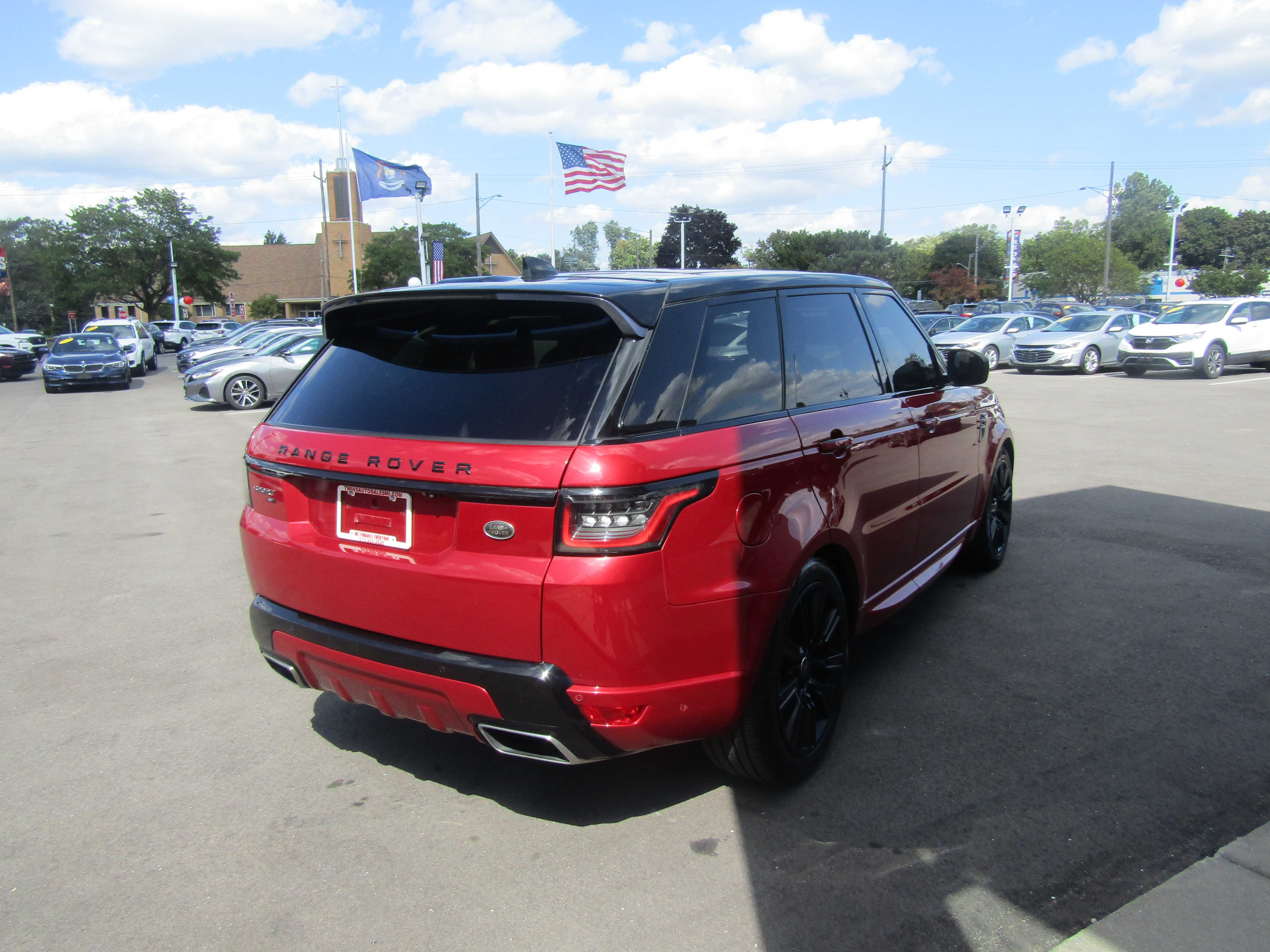 RED, 2020 LAND ROVER RANGE ROVER SPORT Thumnail Image 4
