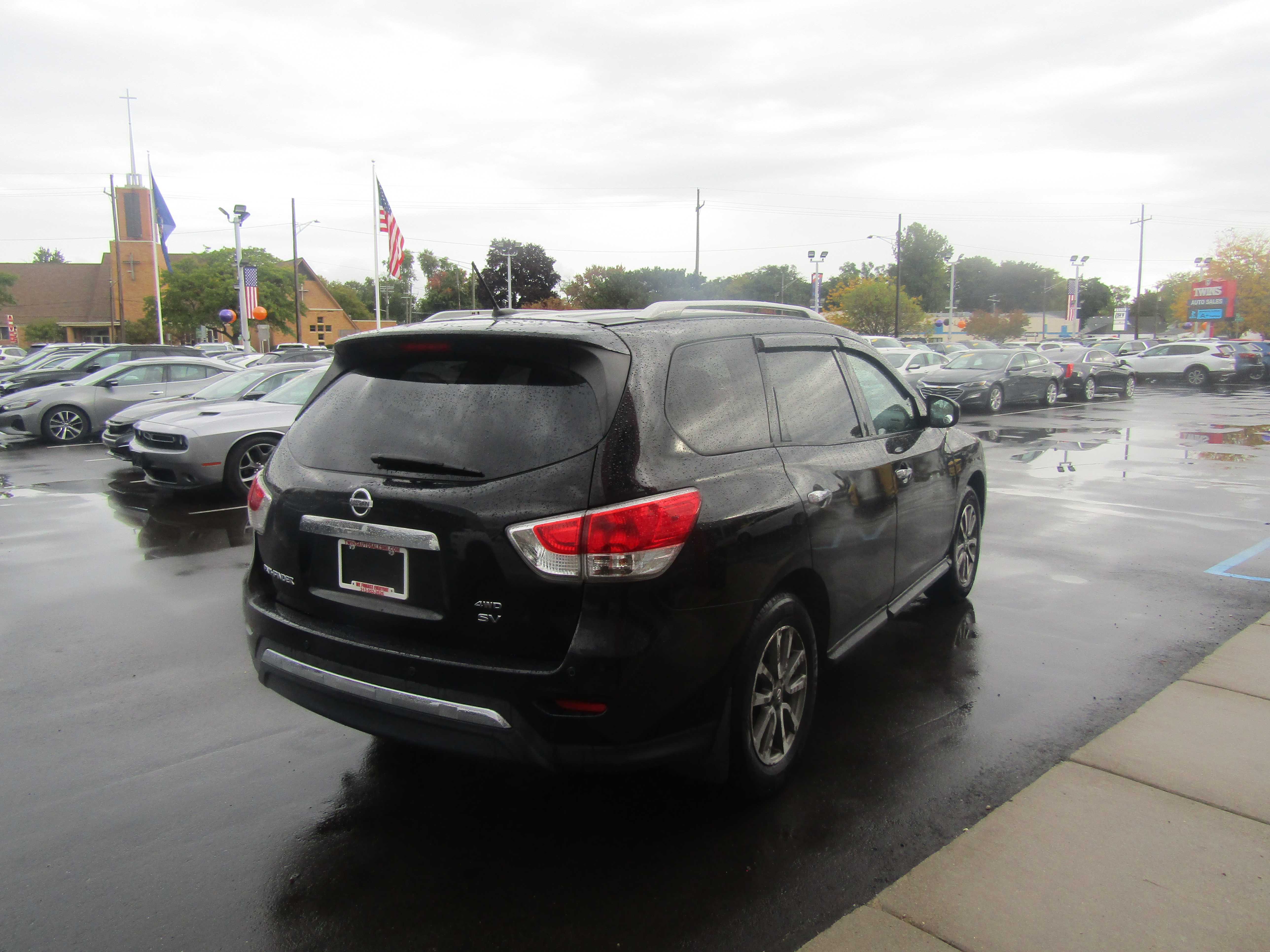 BLACK, 2014 NISSAN PATHFINDER Thumnail Image 4