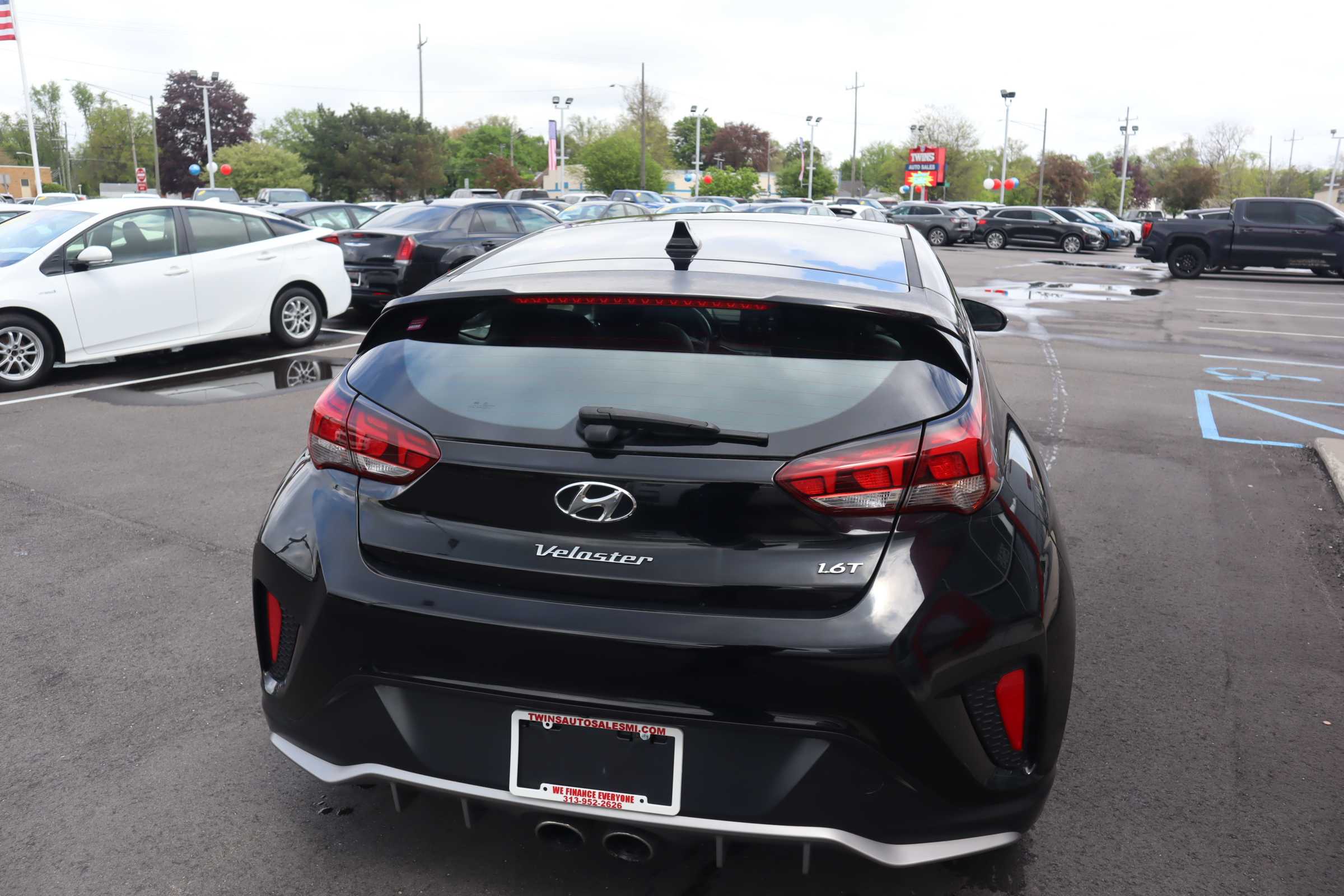 BLACK, 2019 HYUNDAI VELOSTER Thumnail Image 3