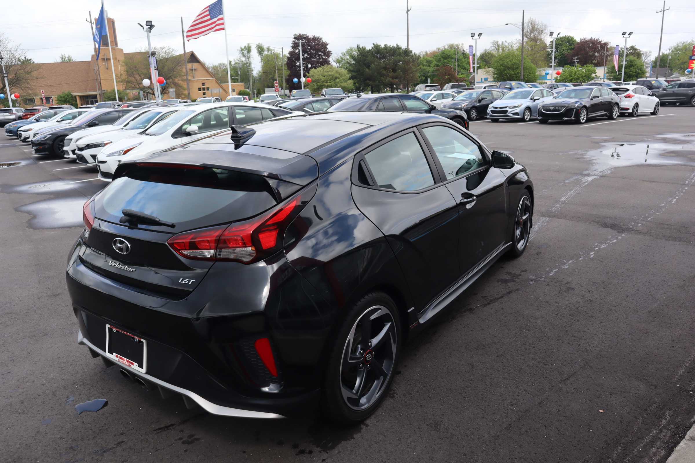 BLACK, 2019 HYUNDAI VELOSTER Thumnail Image 4