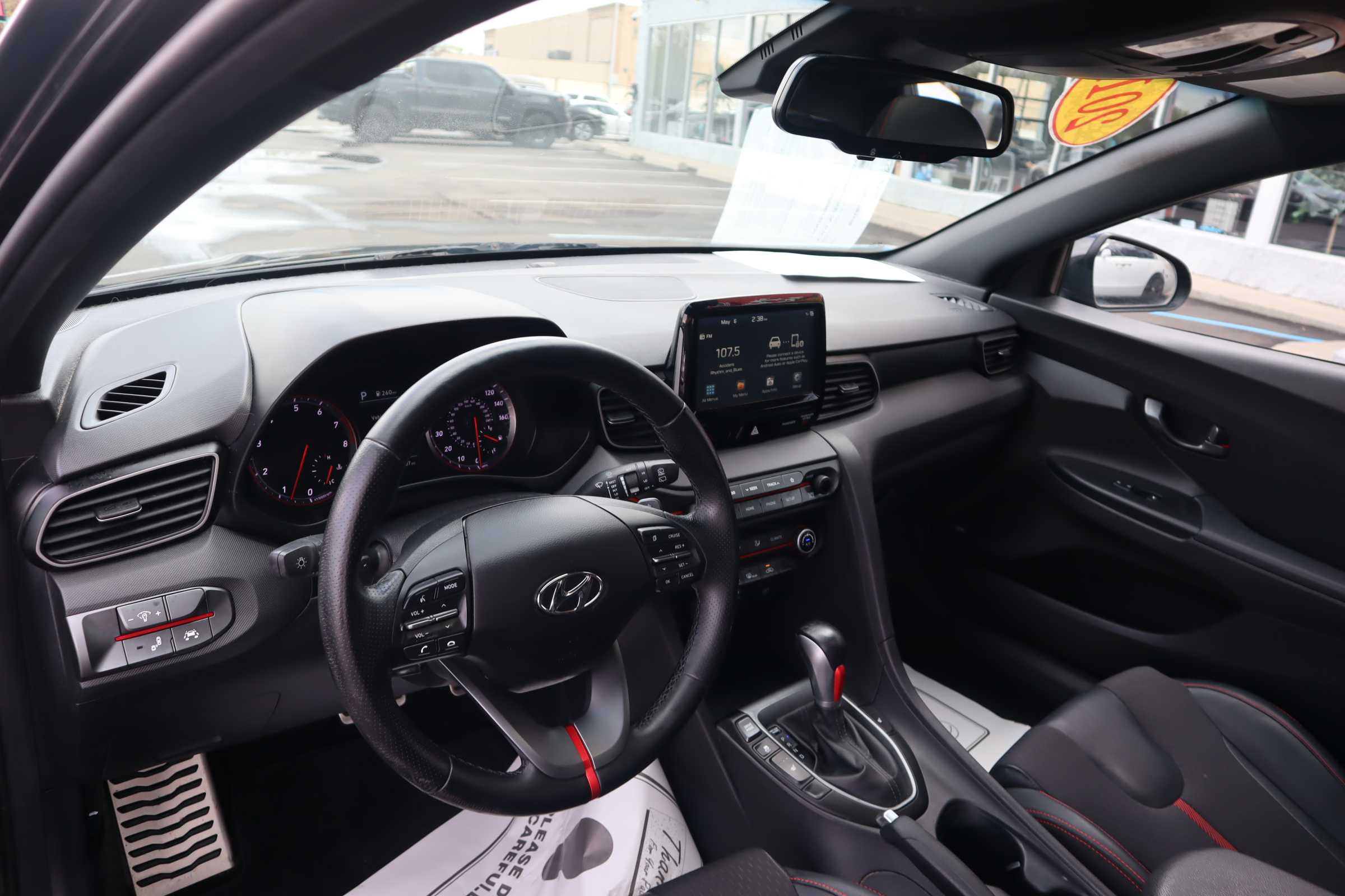 BLACK, 2019 HYUNDAI VELOSTER Thumnail Image 8