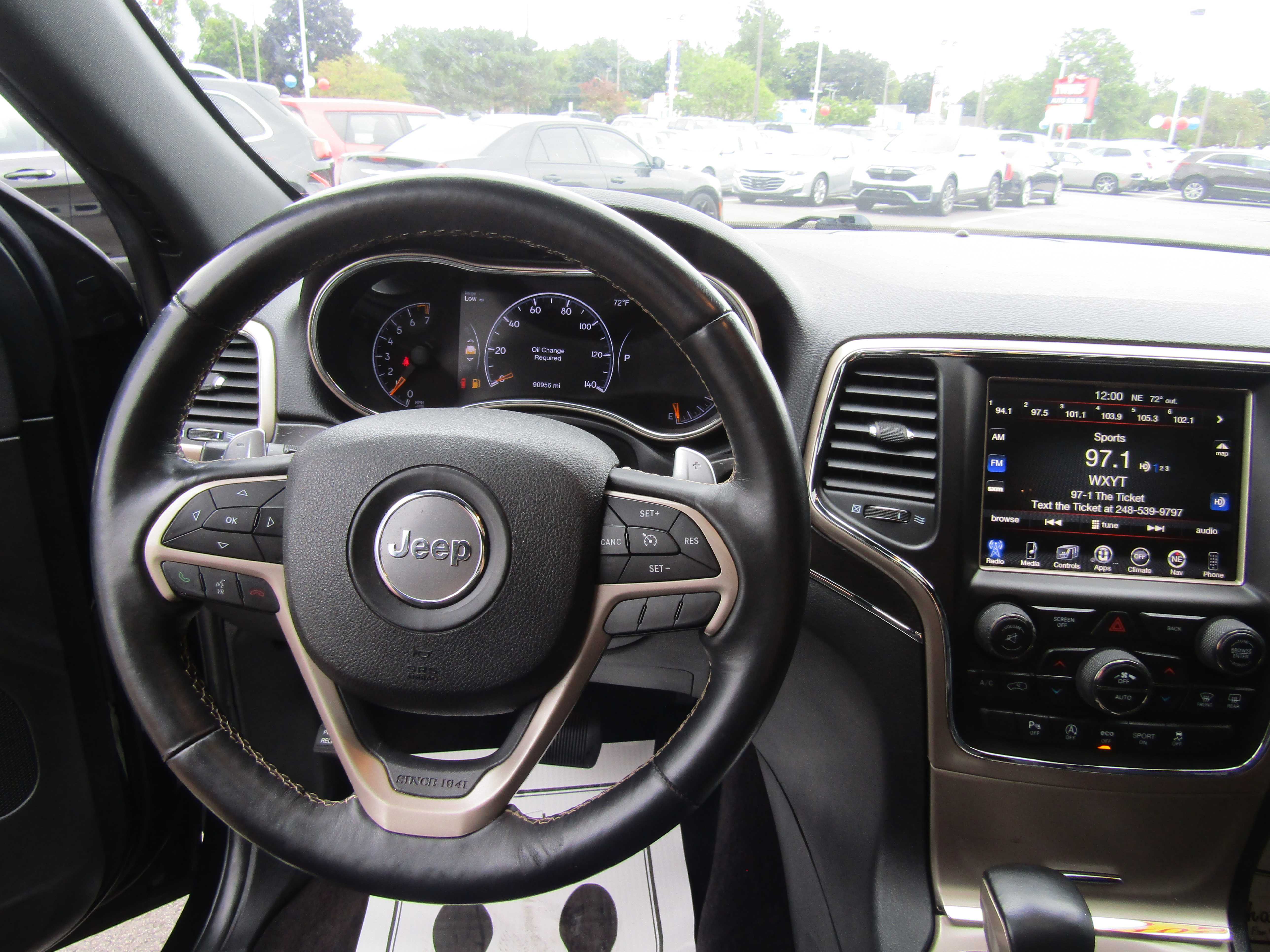 BLACK, 2017 JEEP GRAND CHEROKEE Thumnail Image 23