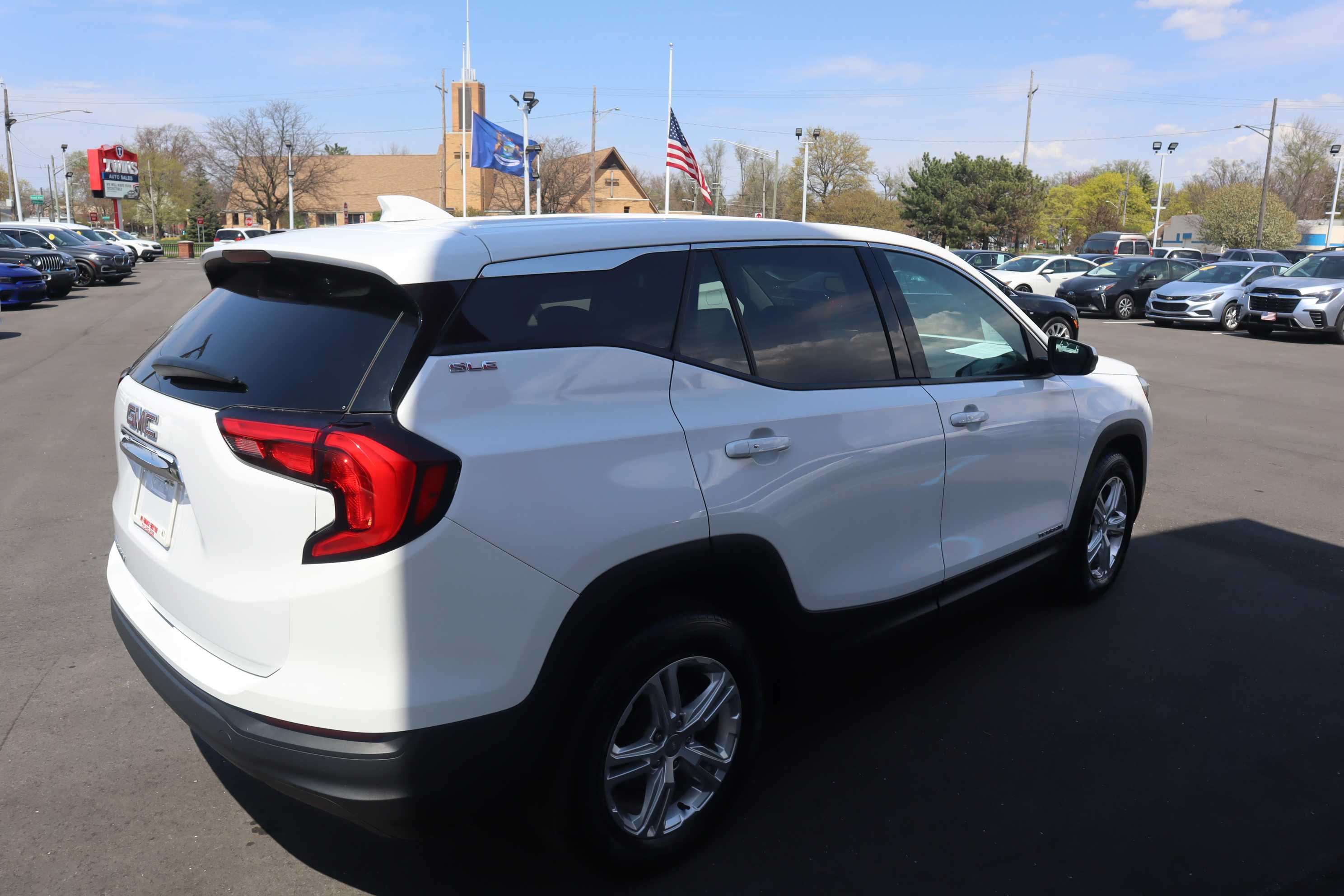 WHITE, 2019 GMC TERRAIN Thumnail Image 4