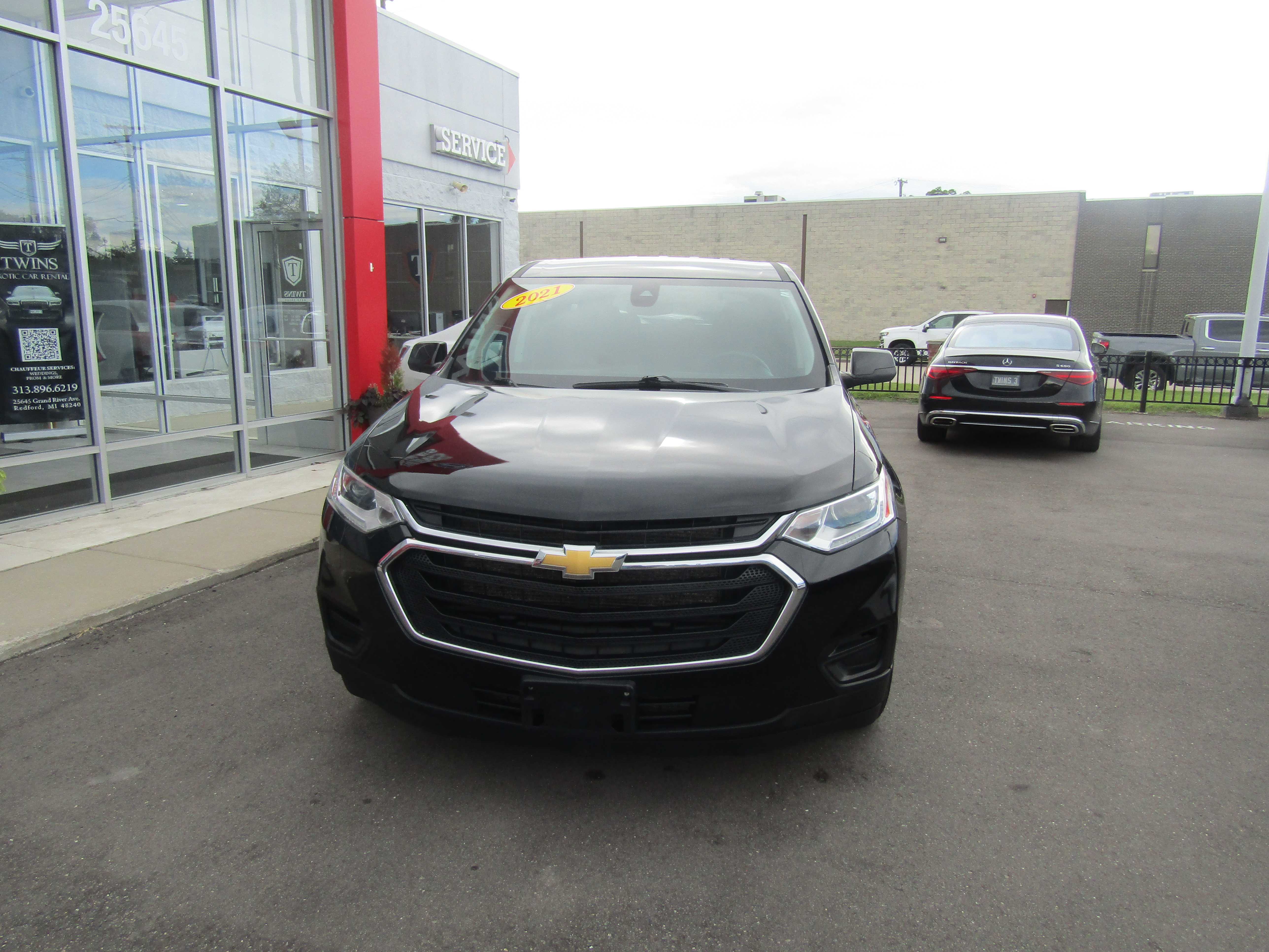 BLACK, 2021 CHEVROLET TRAVERSE Thumnail Image 6