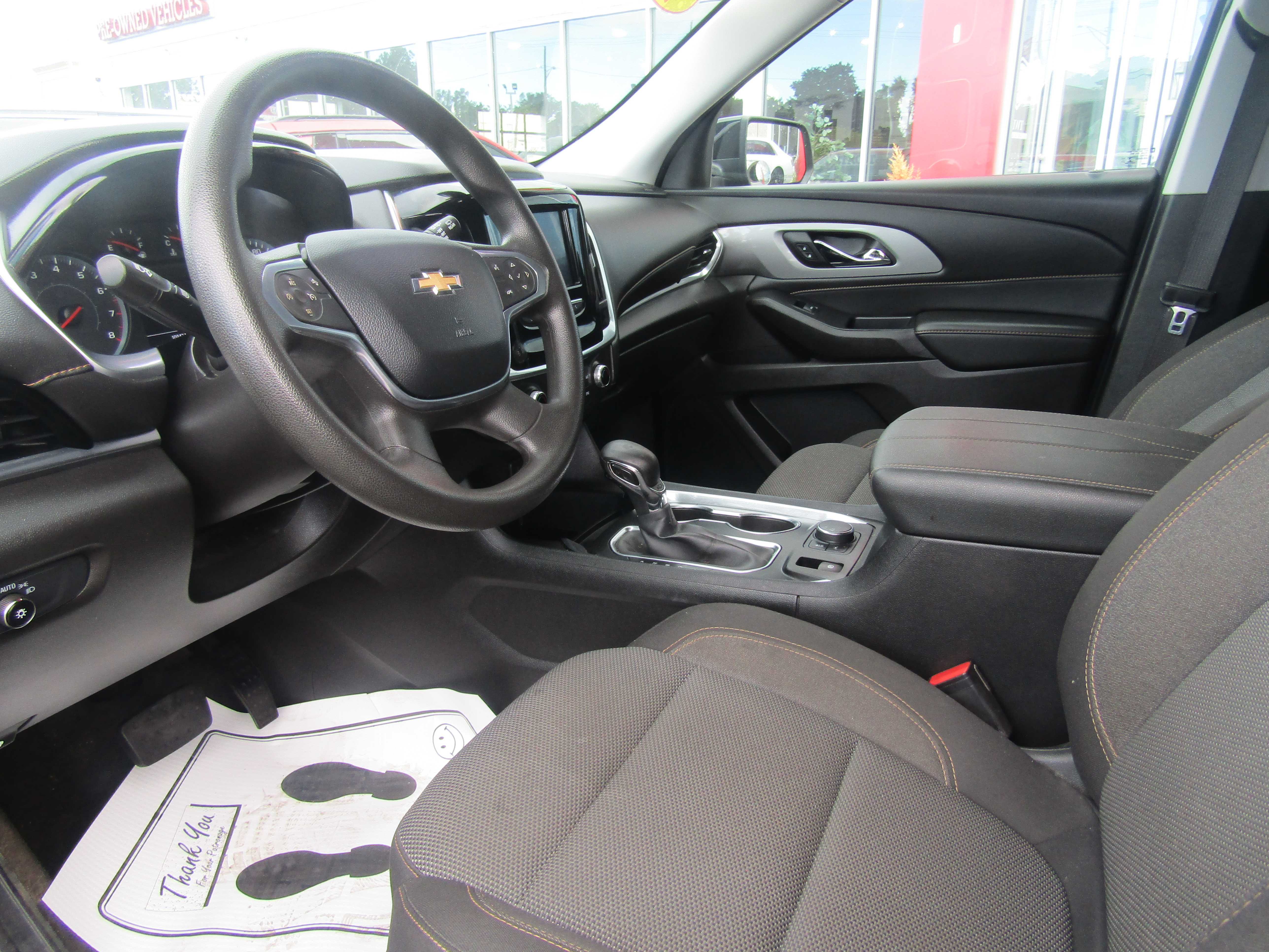 BLACK, 2021 CHEVROLET TRAVERSE Thumnail Image 7