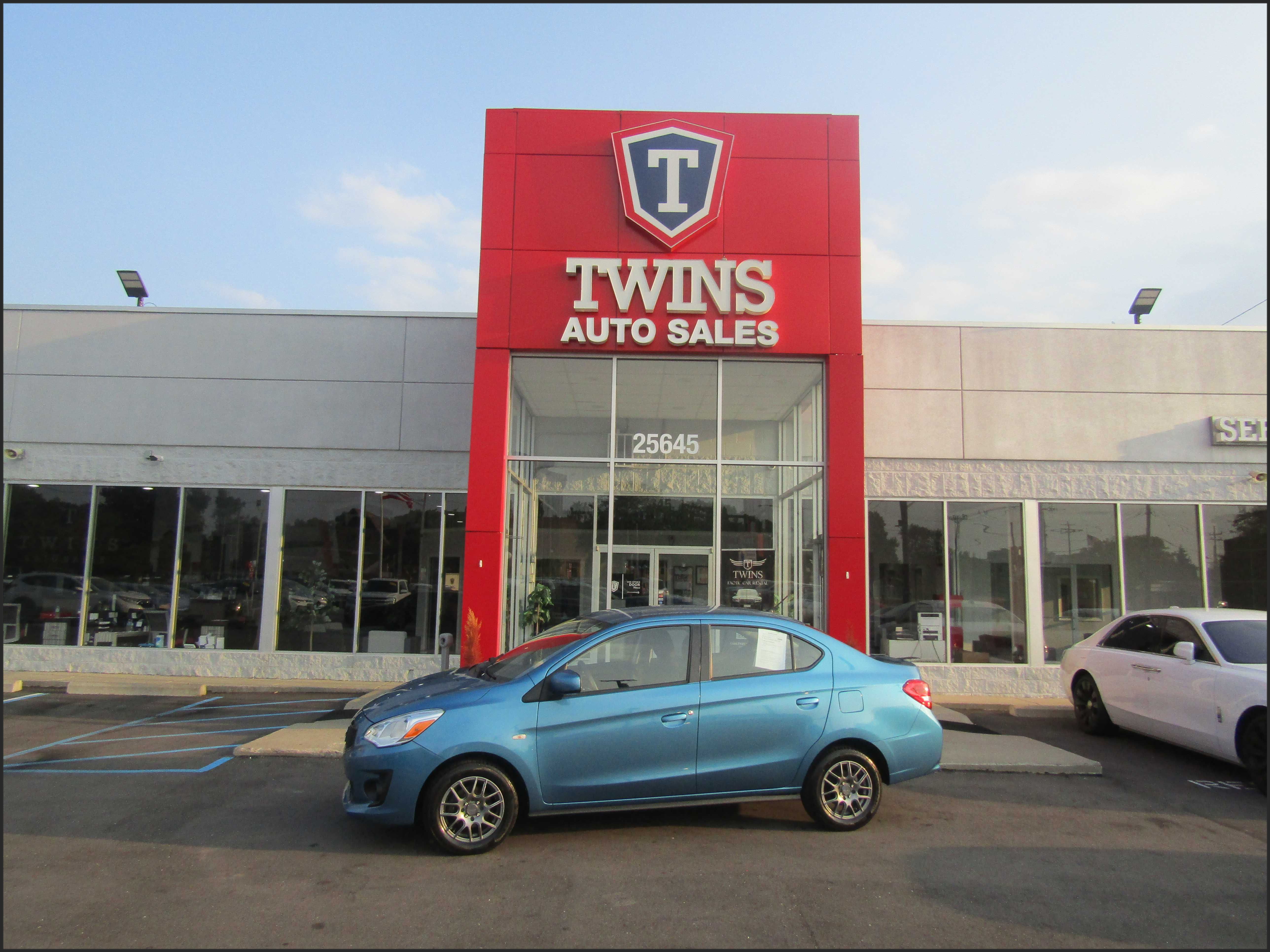 BLUE, 2020 MITSUBISHI MIRAGE G4 Image 