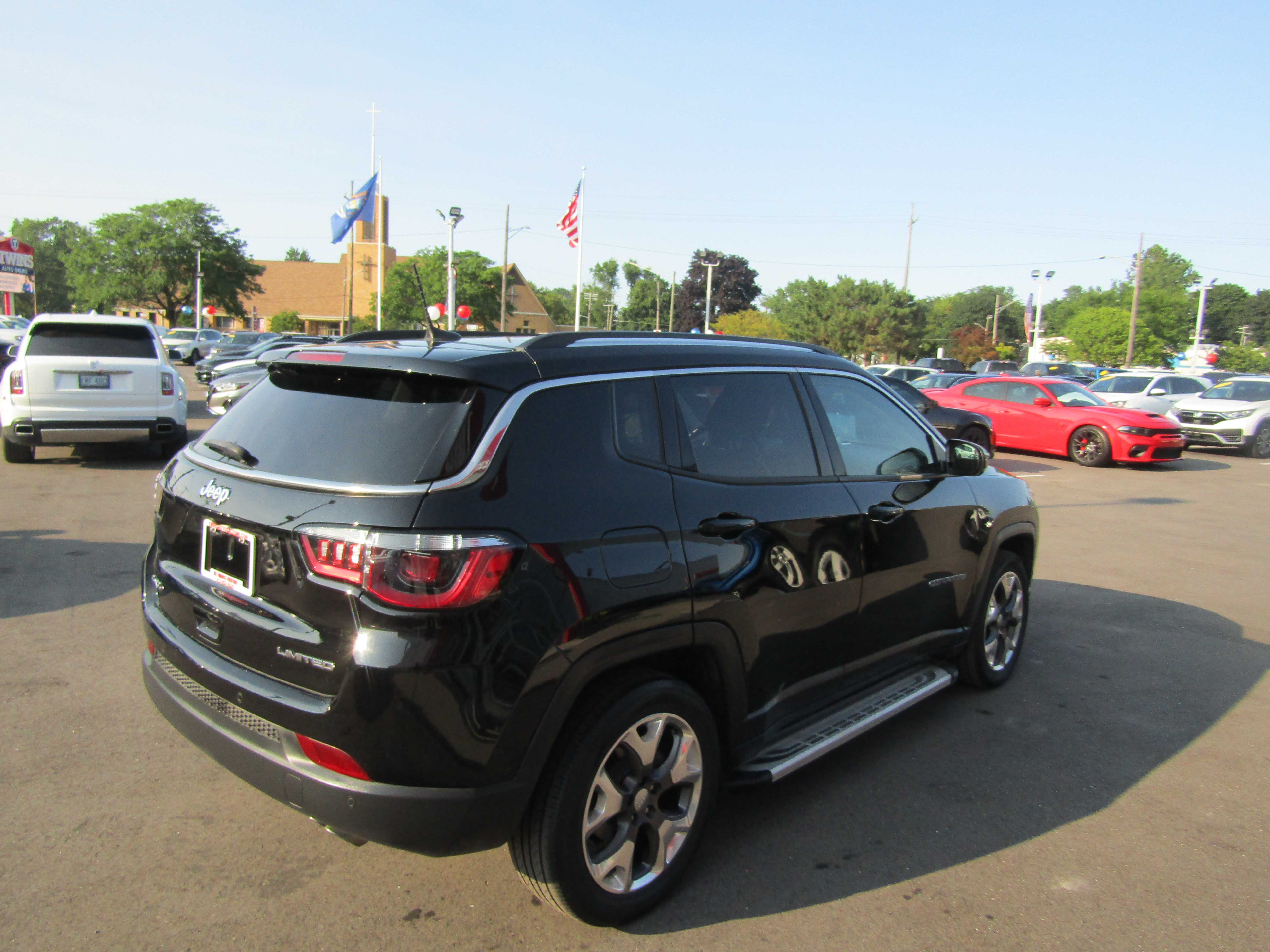 BLACK, 2021 JEEP COMPASS Thumnail Image 5