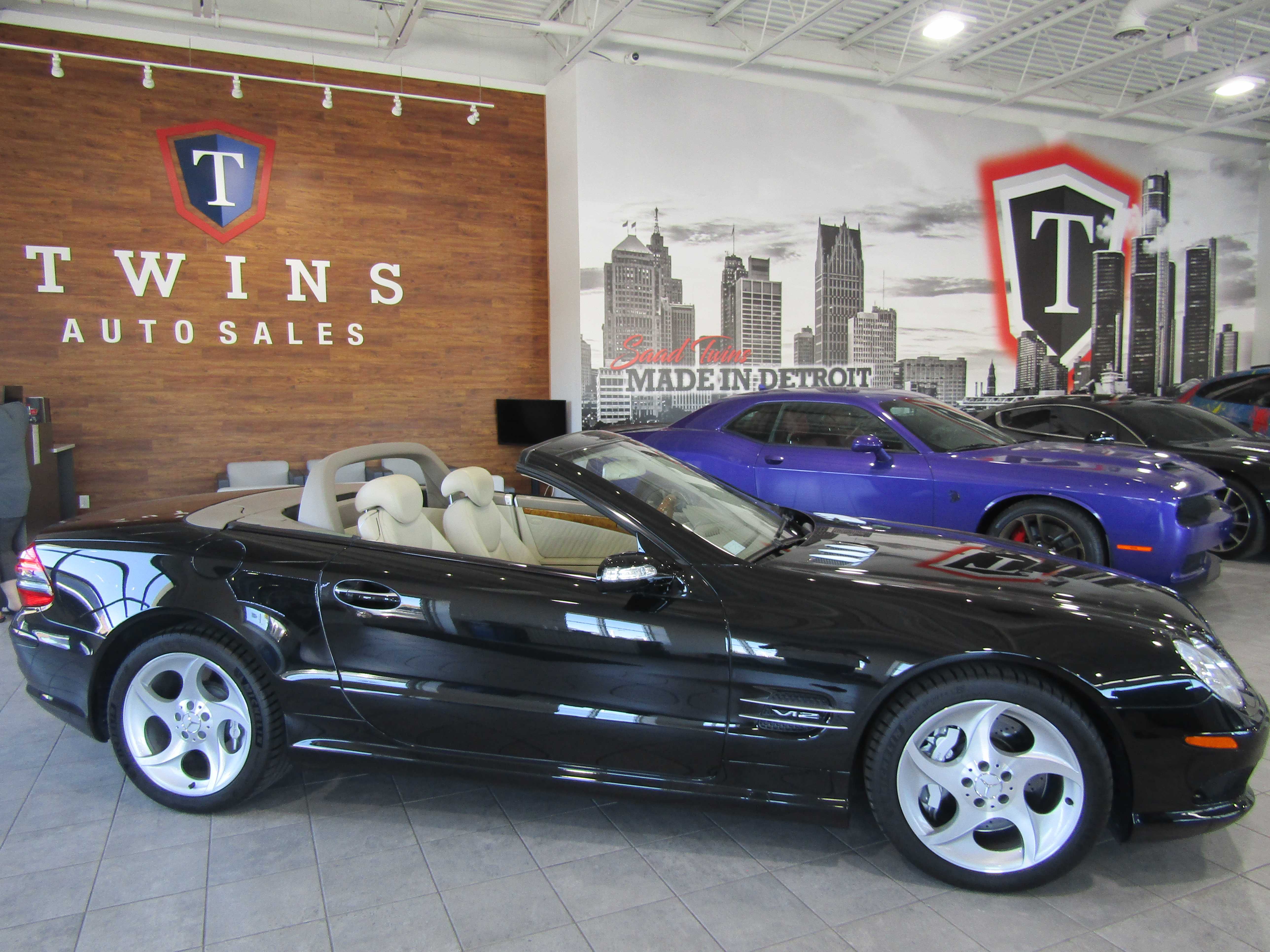 BLACK, 2005 MERCEDES-BENZ SL-CLASS Thumnail Image 3