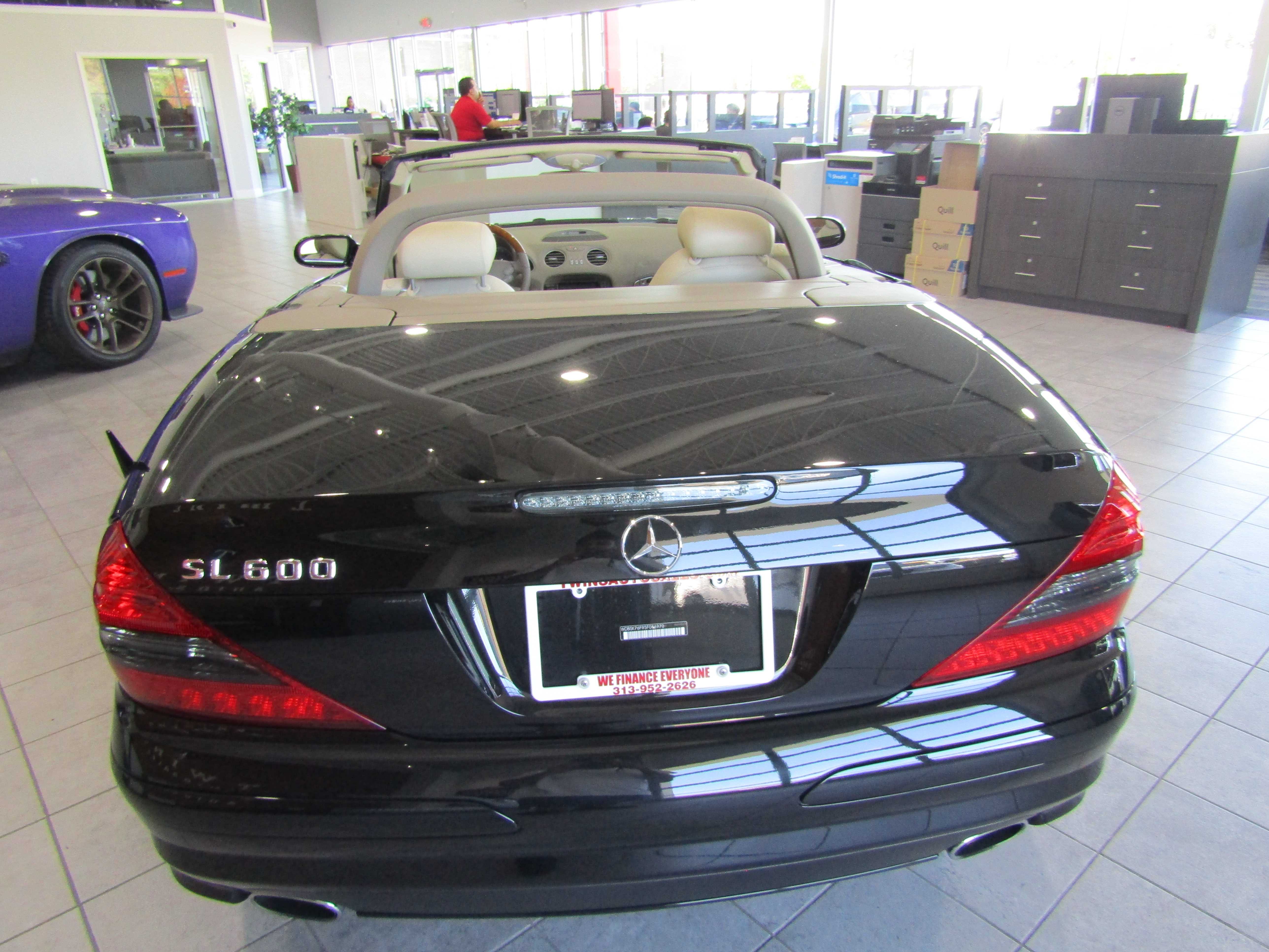 BLACK, 2005 MERCEDES-BENZ SL-CLASS Thumnail Image 12