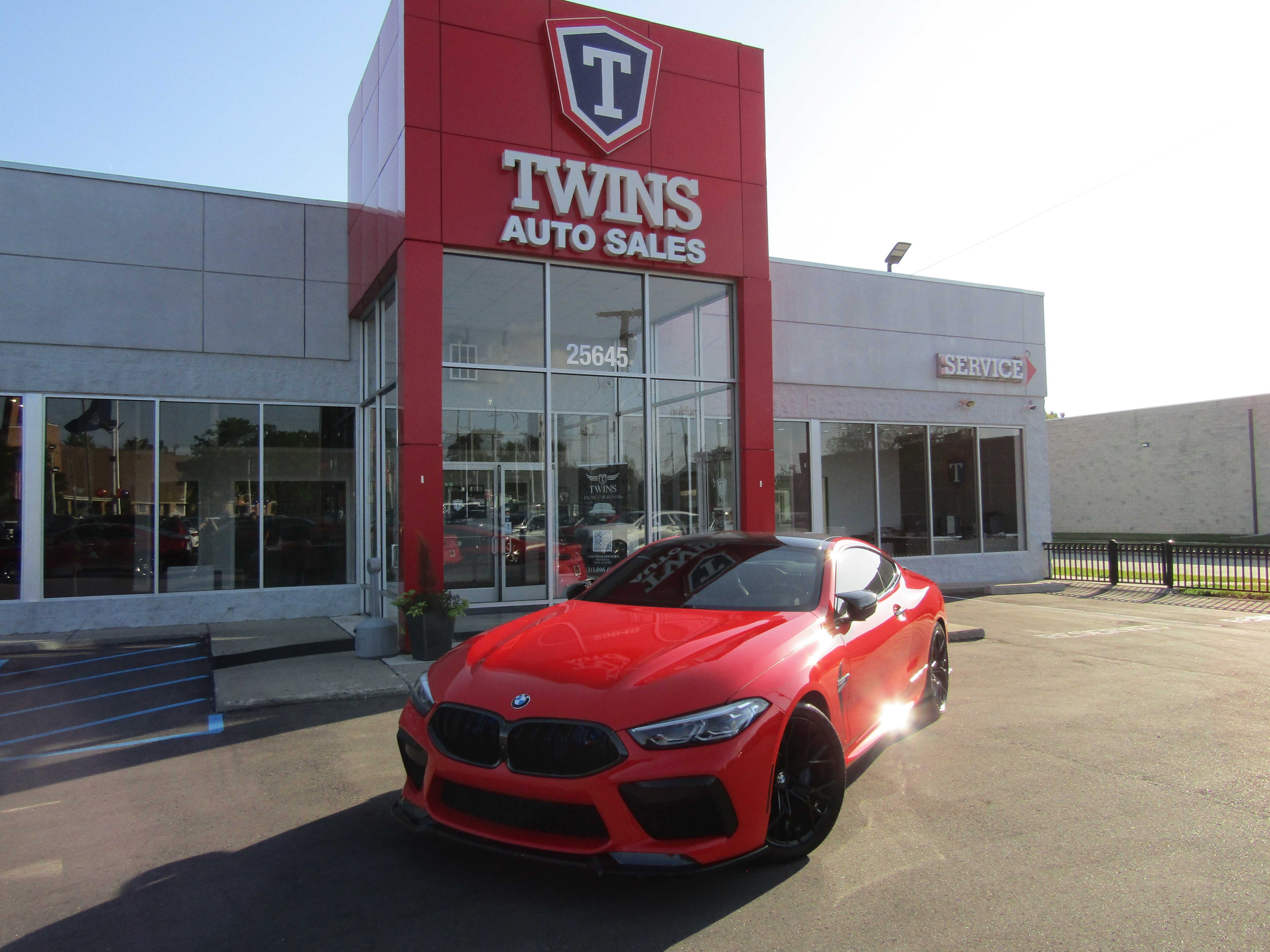 RED, 2020 BMW M8 Thumnail Image 1