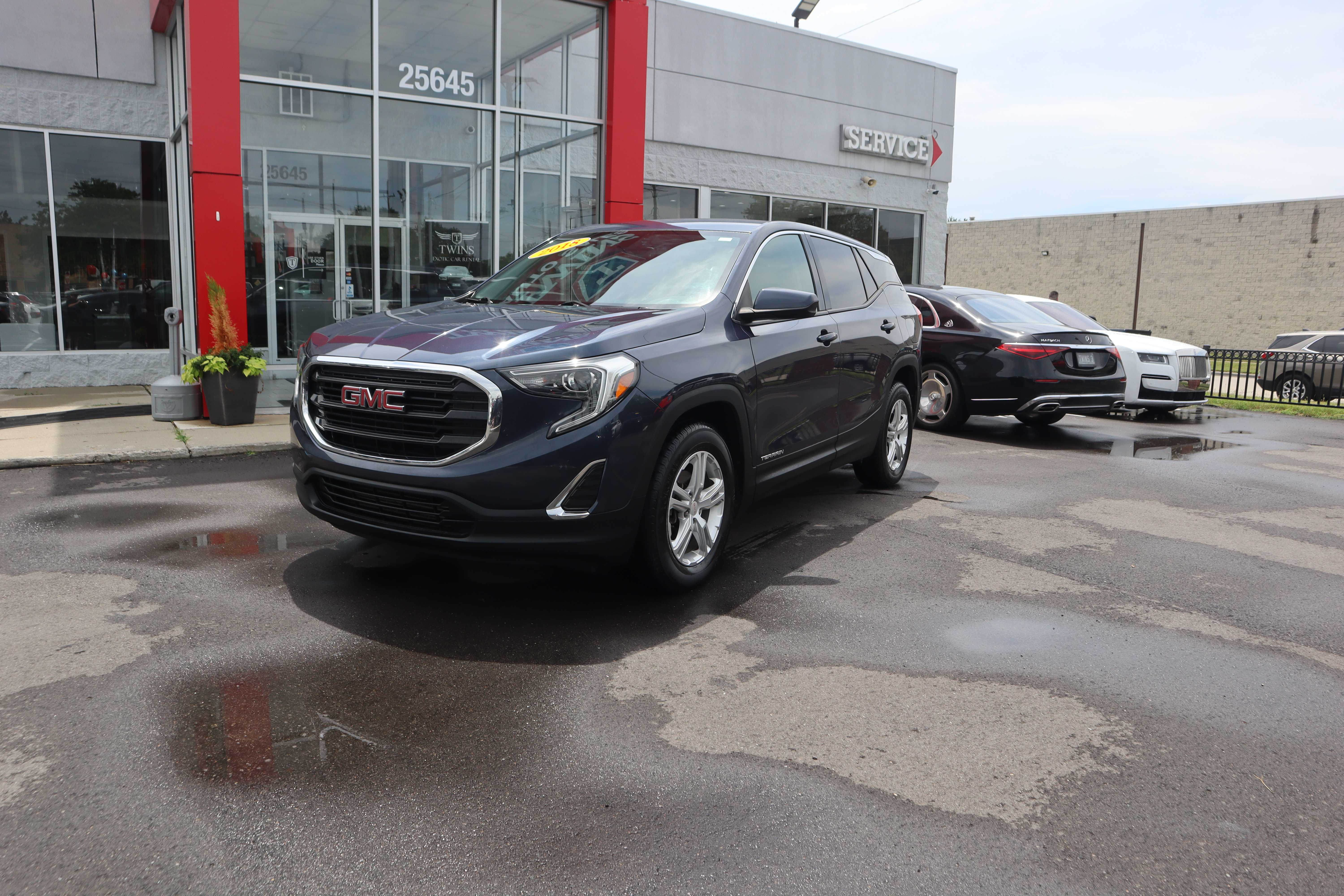 BLUE, 2018 GMC TERRAIN Thumnail Image 3