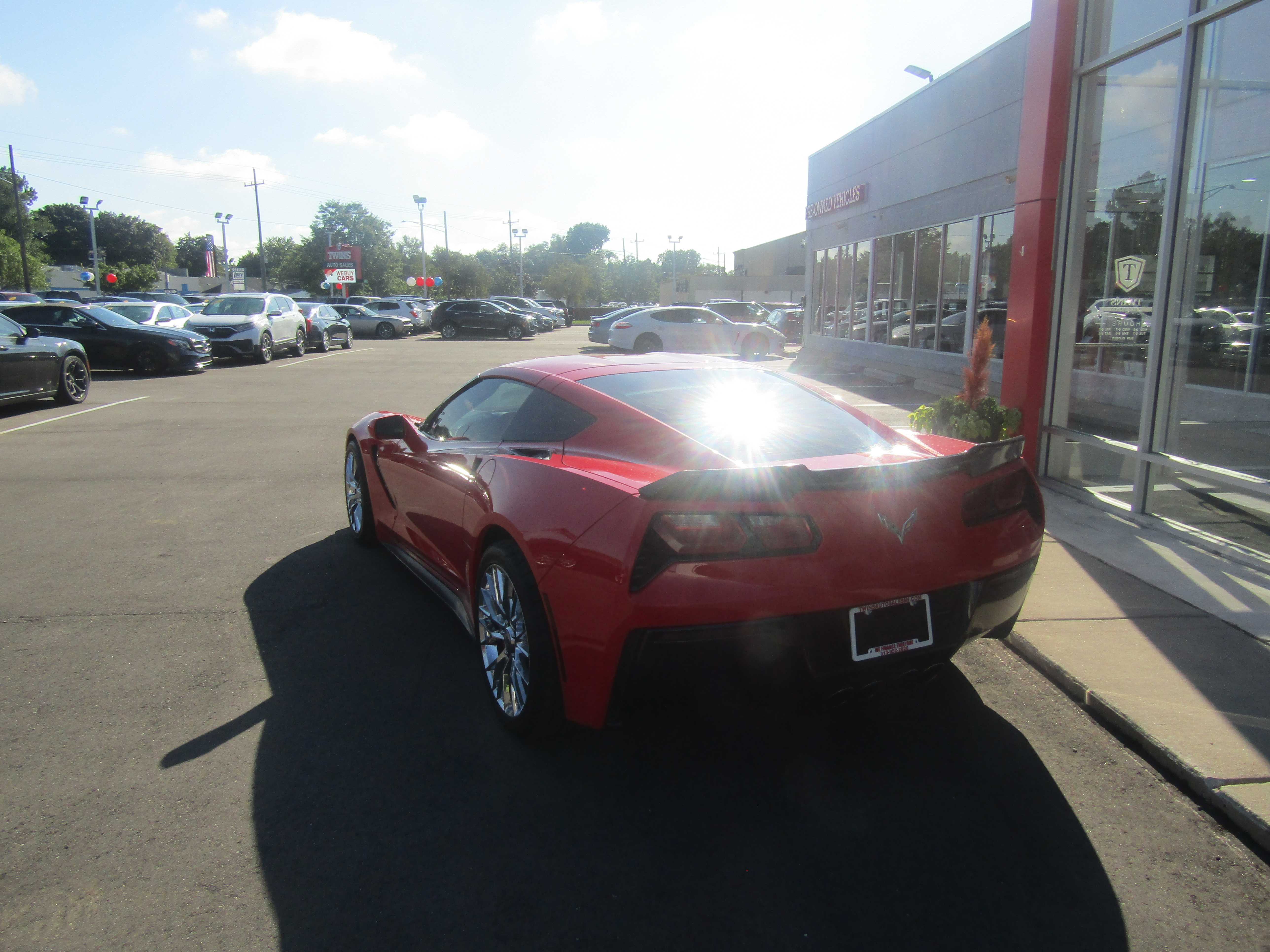 RED, 2017 CHEVROLET CORVETTE Thumnail Image 3