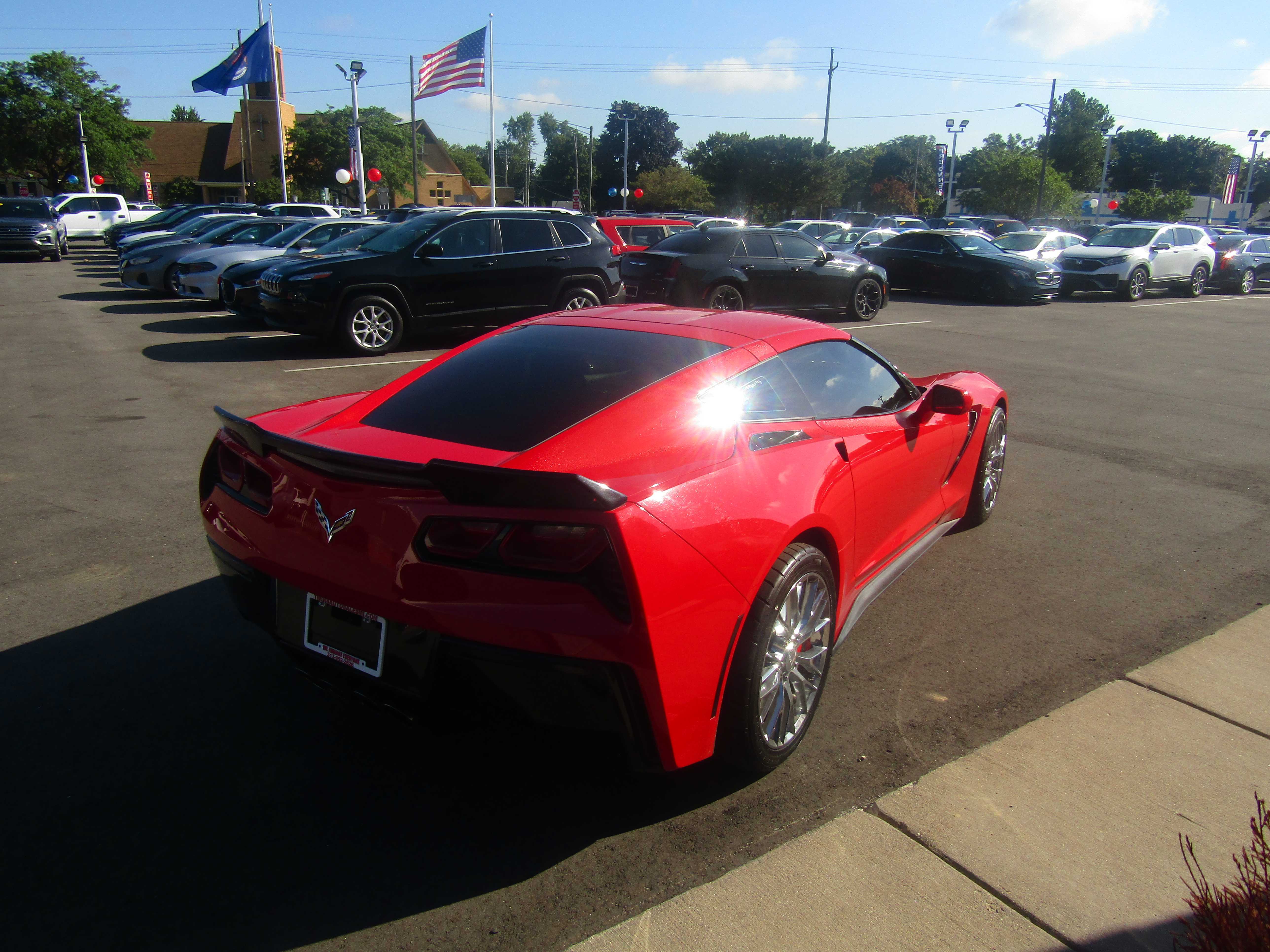 RED, 2017 CHEVROLET CORVETTE Thumnail Image 4