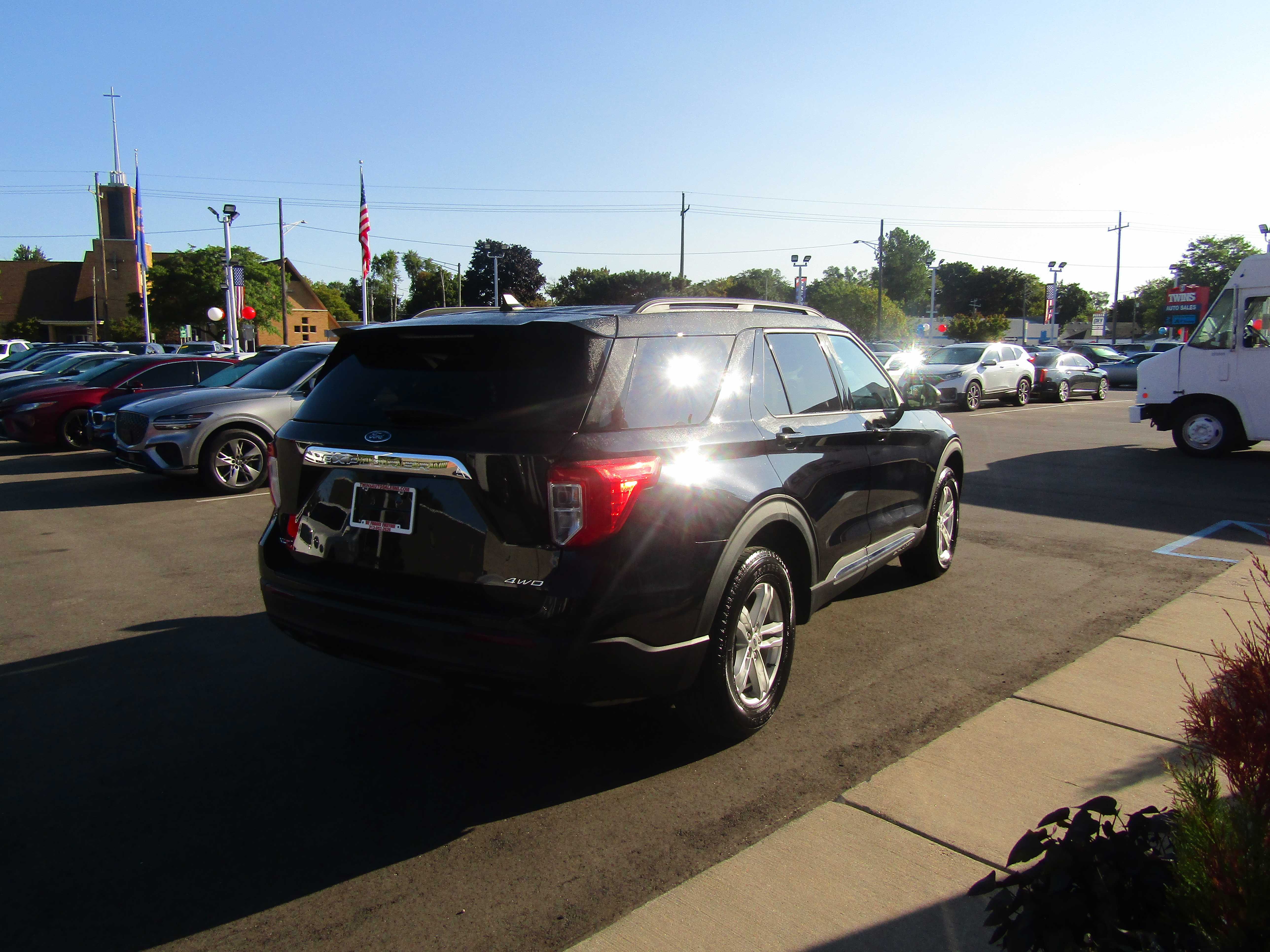 BLACK, 2023 FORD EXPLORER Thumnail Image 4