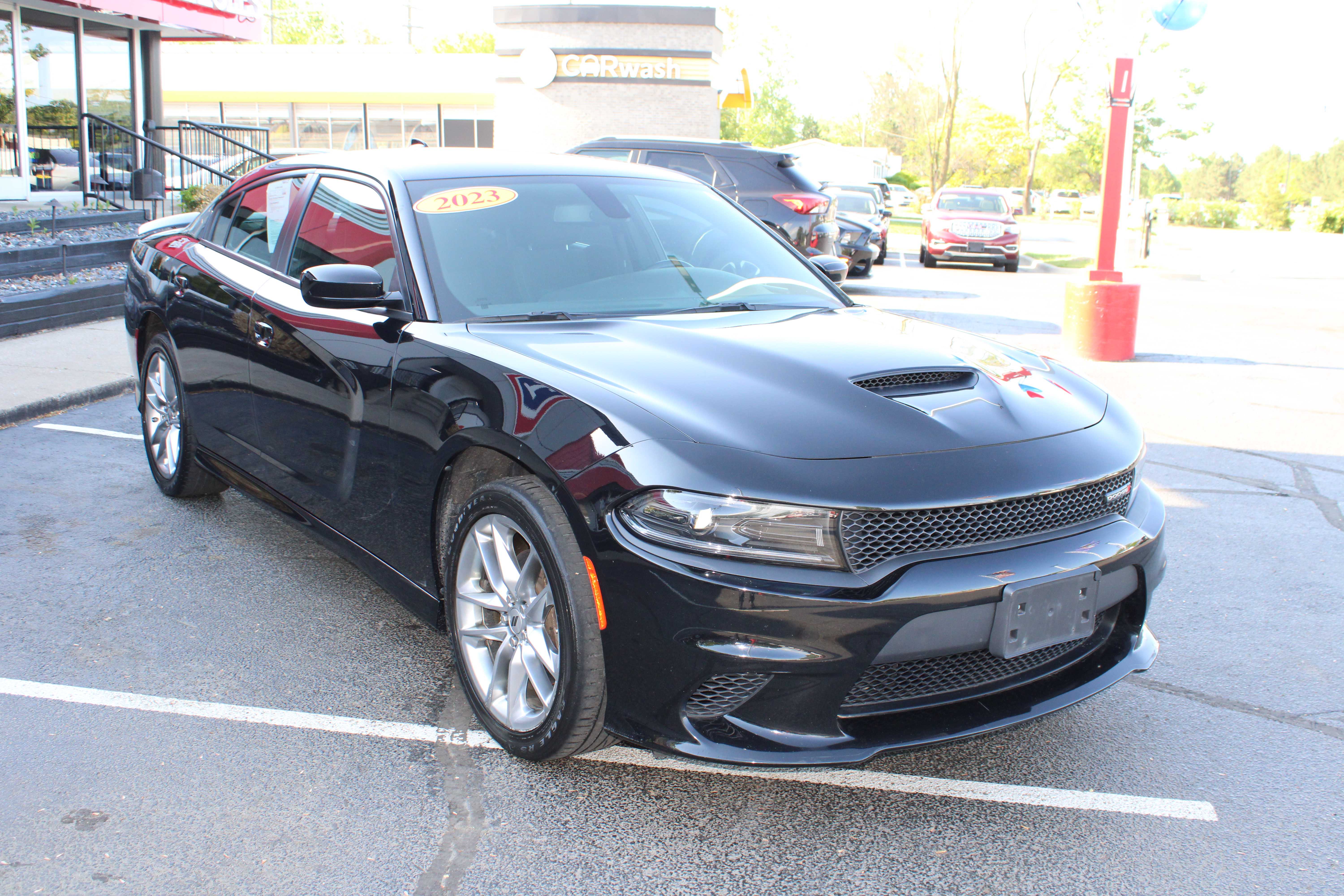 BLACK, 2023 DODGE CHARGER Thumnail Image 4