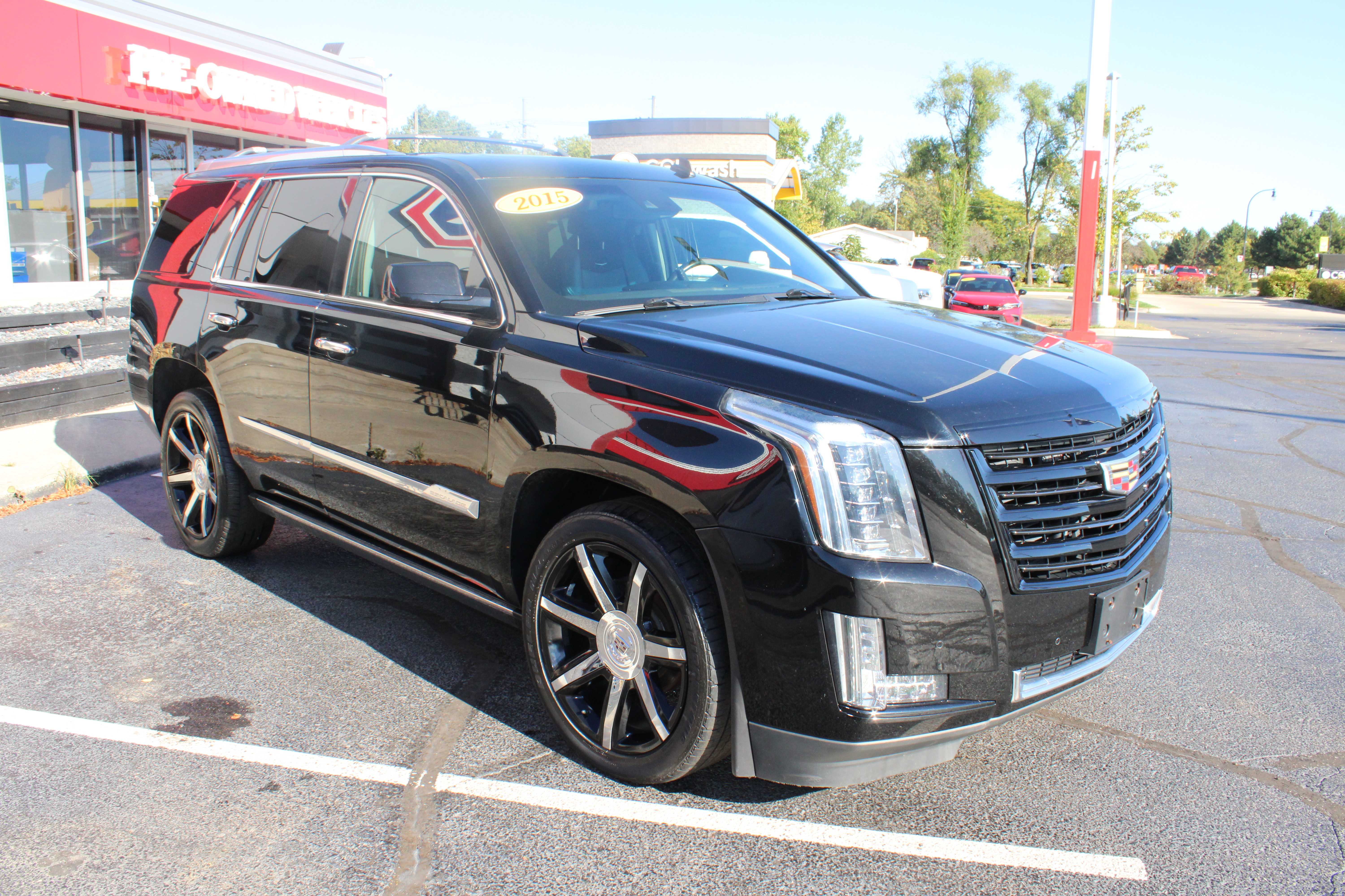 BLACK, 2015 CADILLAC ESCALADE Thumnail Image 4