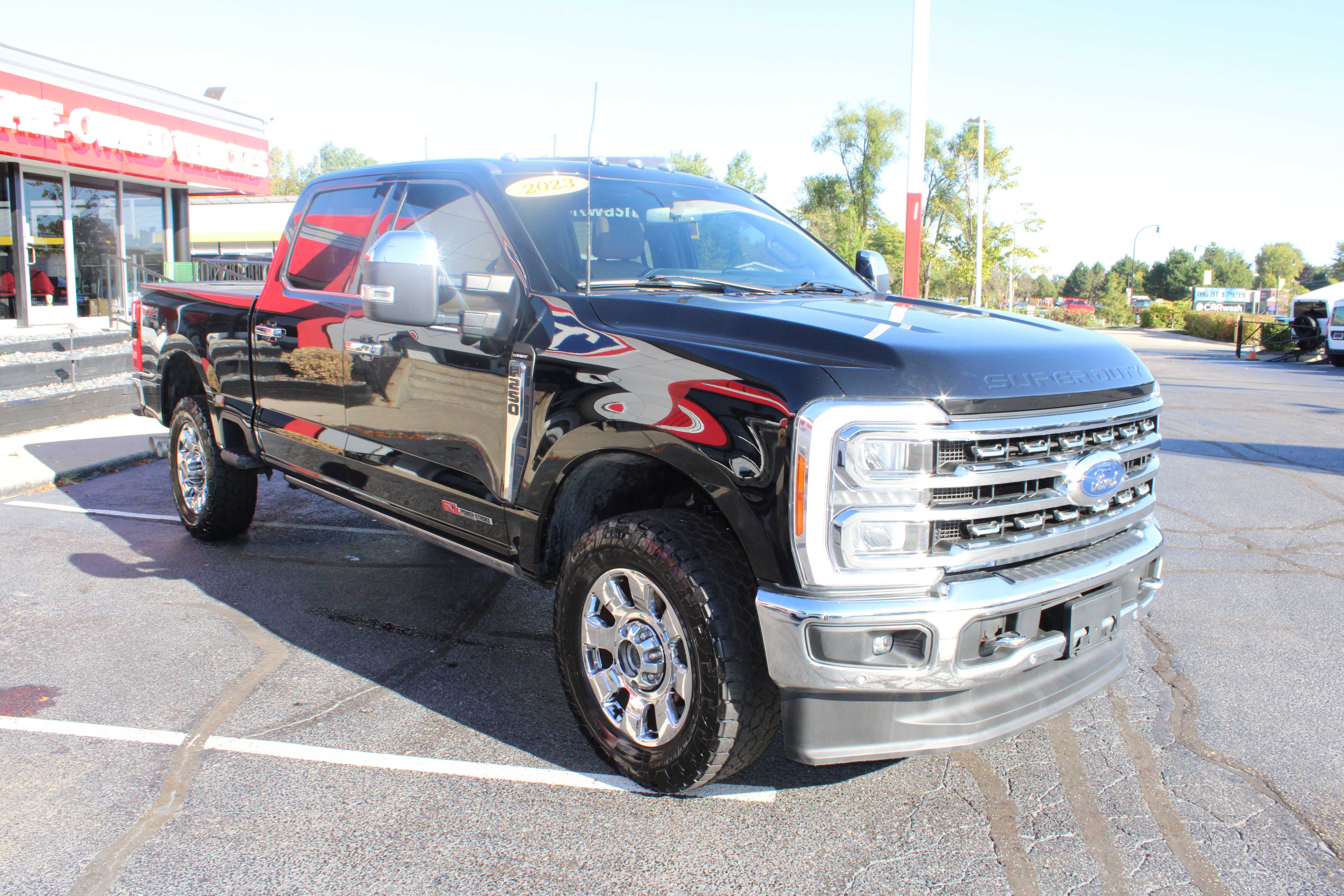 BLACK, 2023 FORD F250 SUPER DUTY CREW CAB Thumnail Image 4