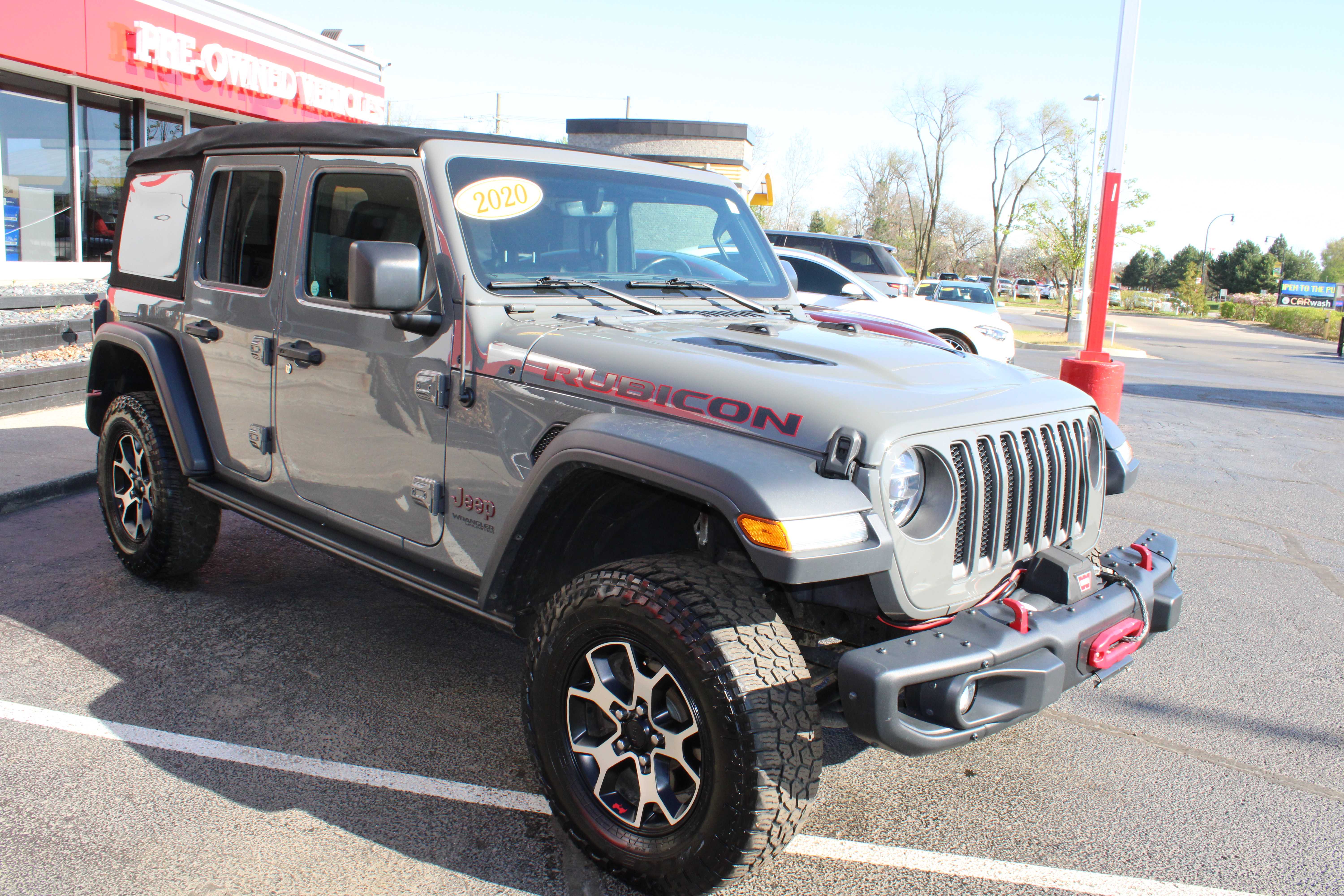 GREY, 2020 JEEP WRANGLER UNLIMITED Thumnail Image 3