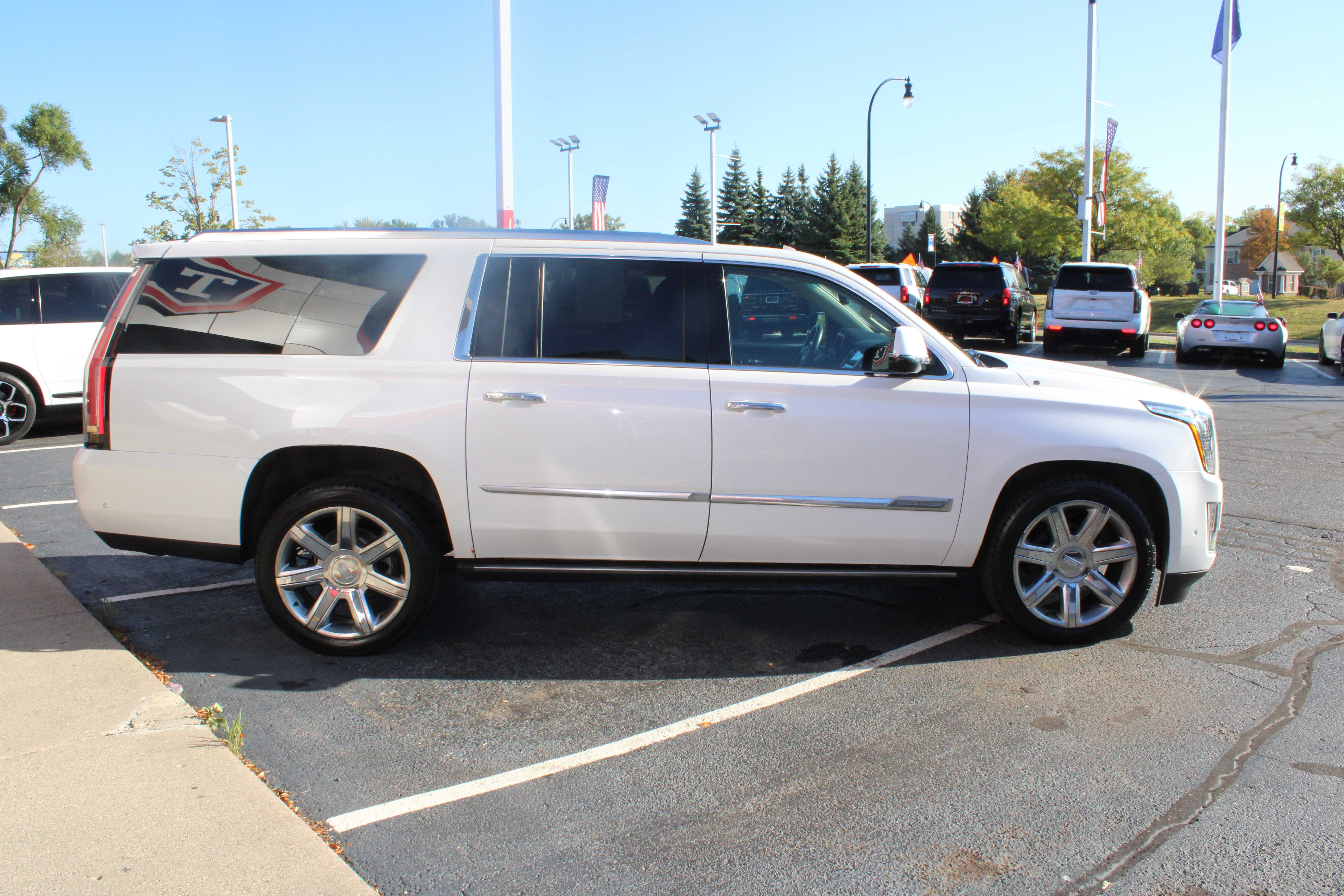 WHITE, 2018 CADILLAC ESCALADE ESV Thumnail Image 5