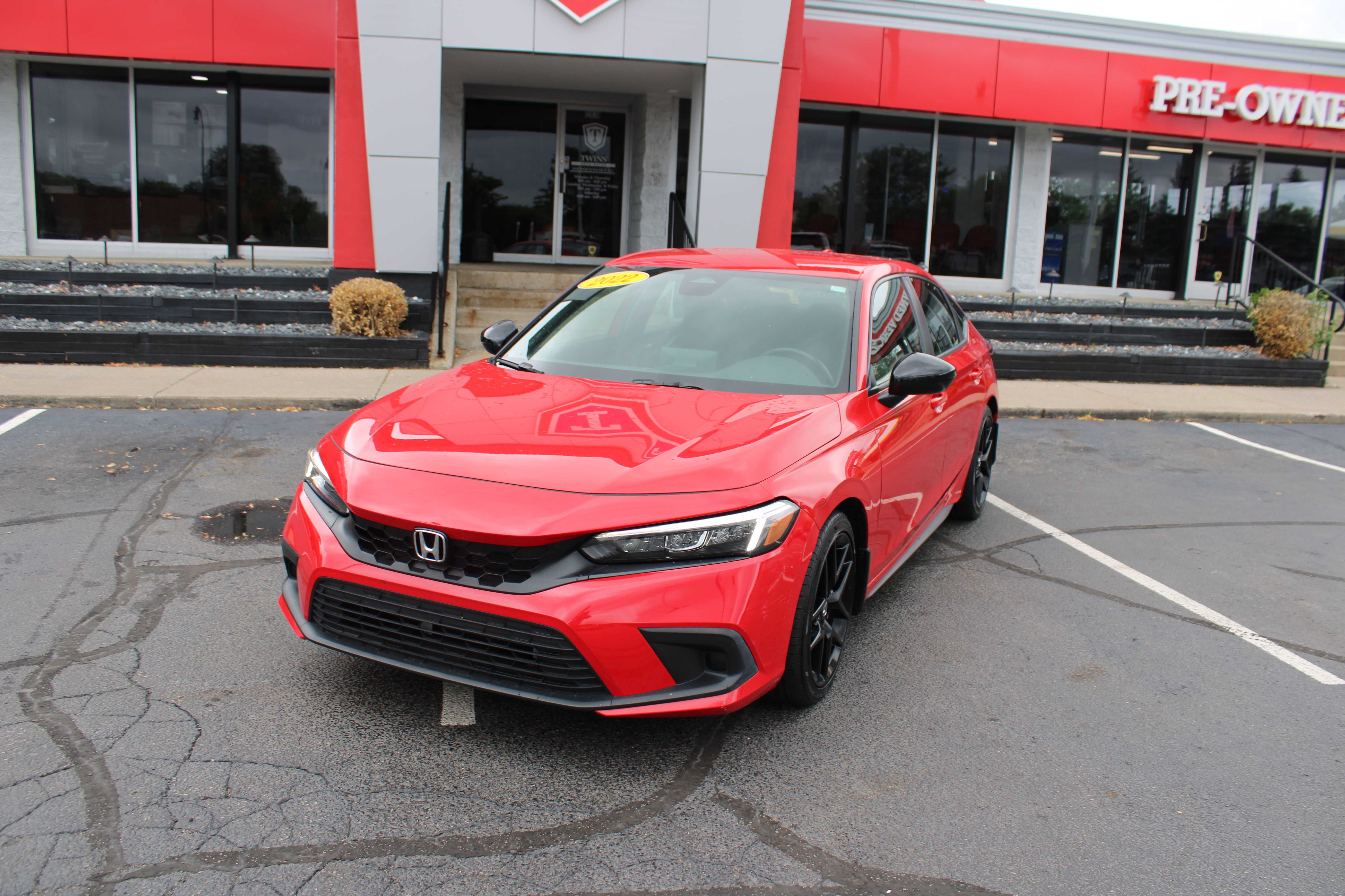 RED, 2022 HONDA CIVIC Thumnail Image 2