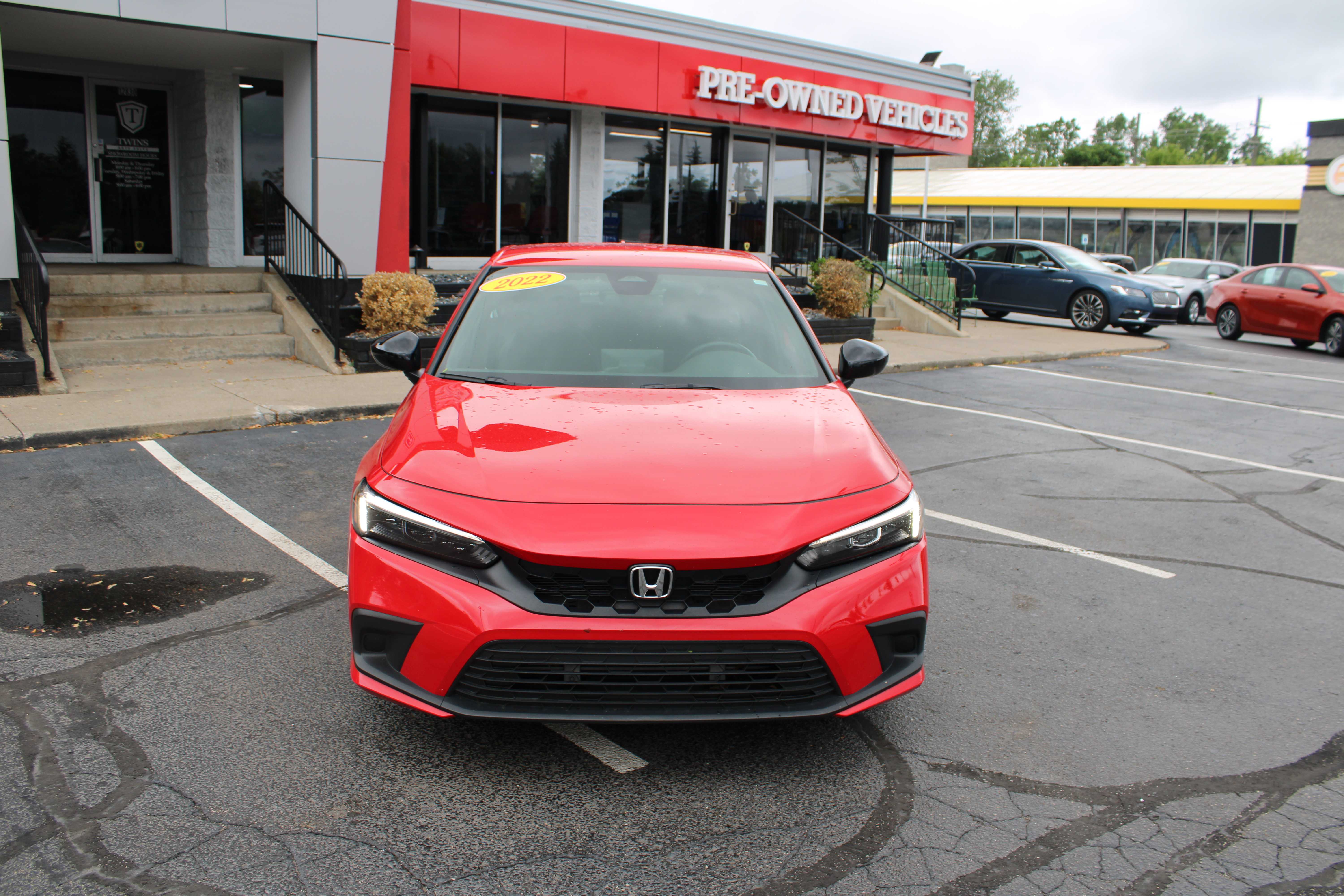 RED, 2022 HONDA CIVIC Thumnail Image 3