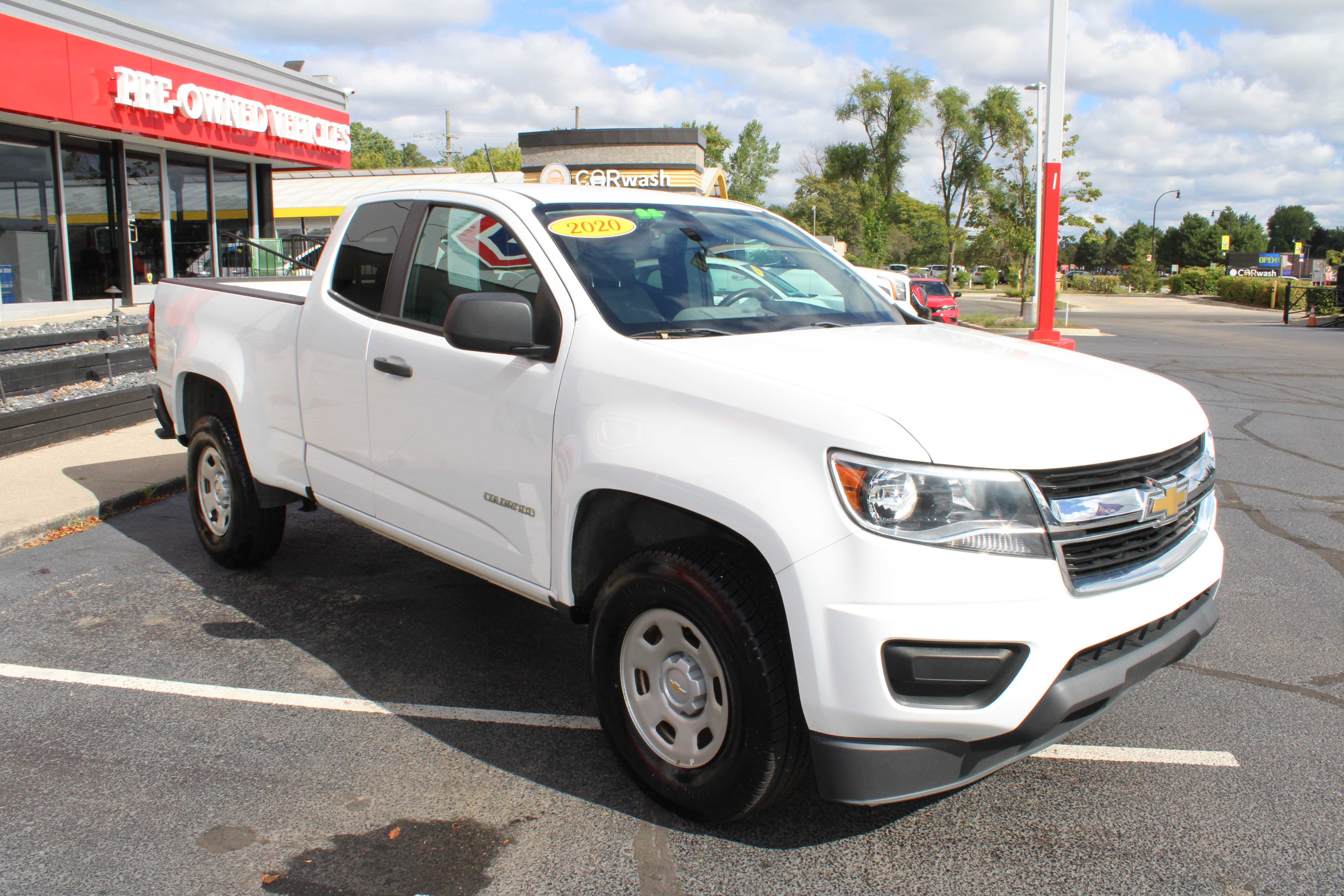 WHITE, 2020 CHEVROLET COLORADO EXTENDED CAB Thumnail Image 4