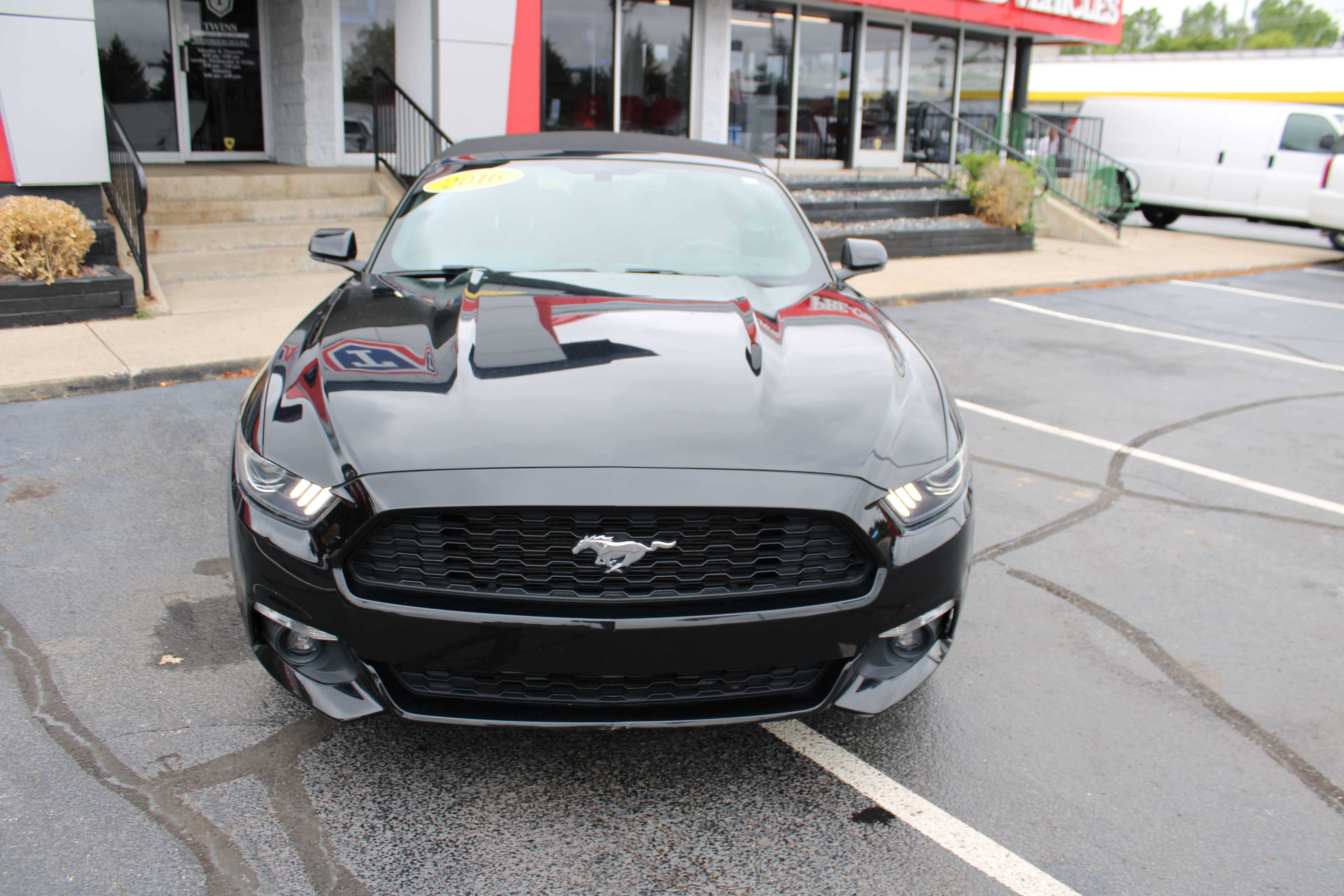 BLACK, 2016 FORD MUSTANG Thumnail Image 3