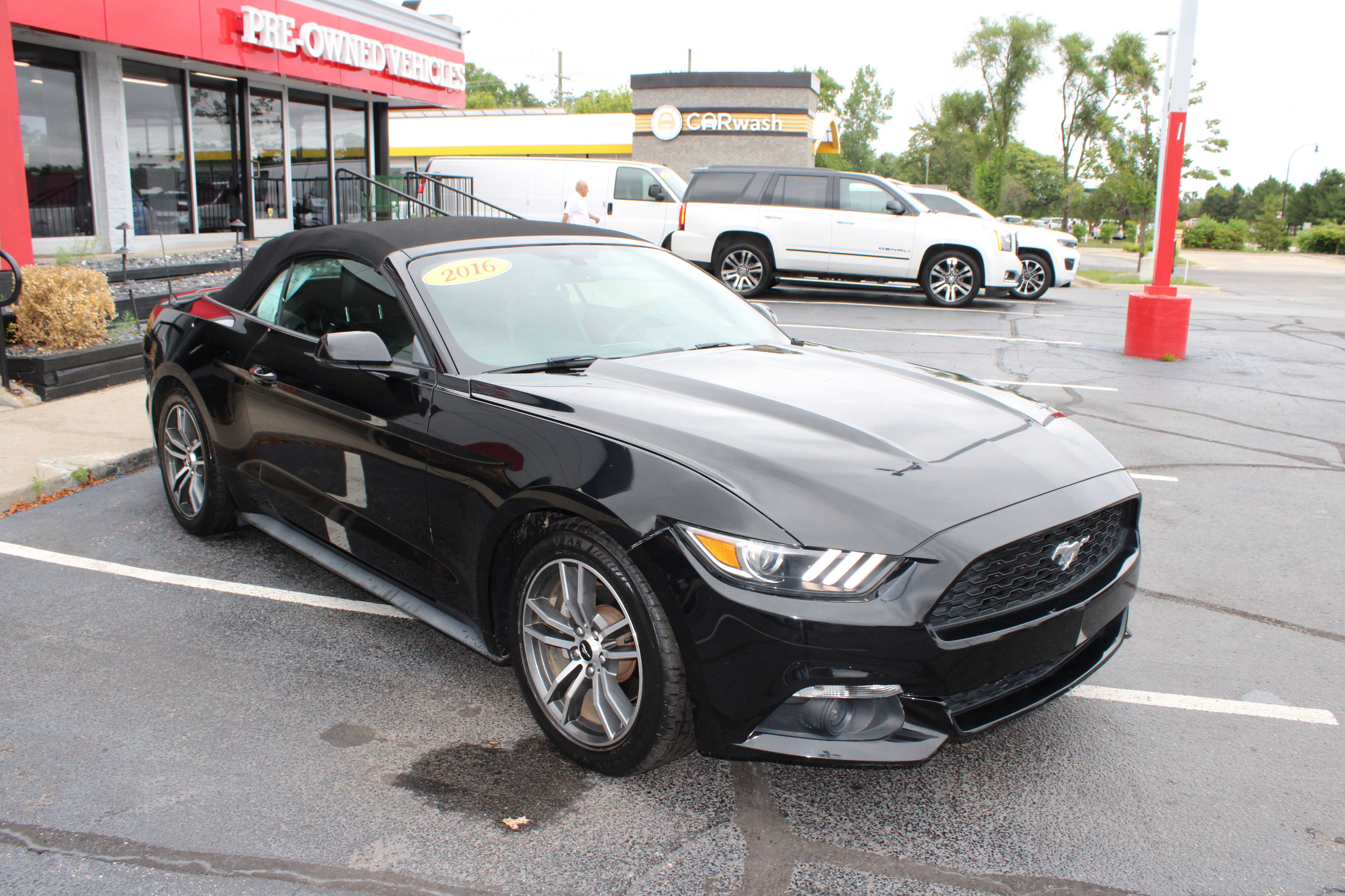 BLACK, 2016 FORD MUSTANG Thumnail Image 4