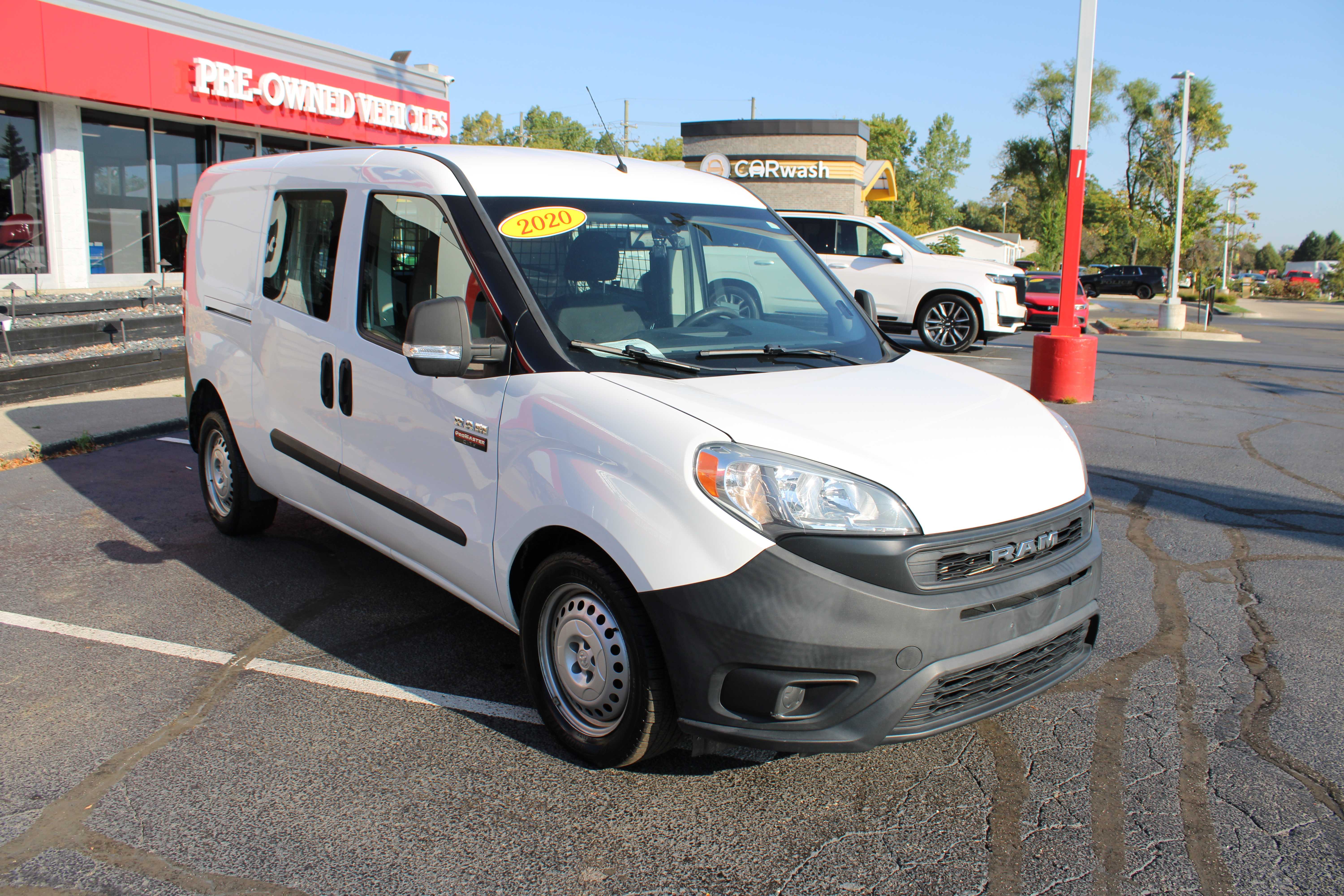WHITE, 2020 RAM PROMASTER CITY Thumnail Image 4