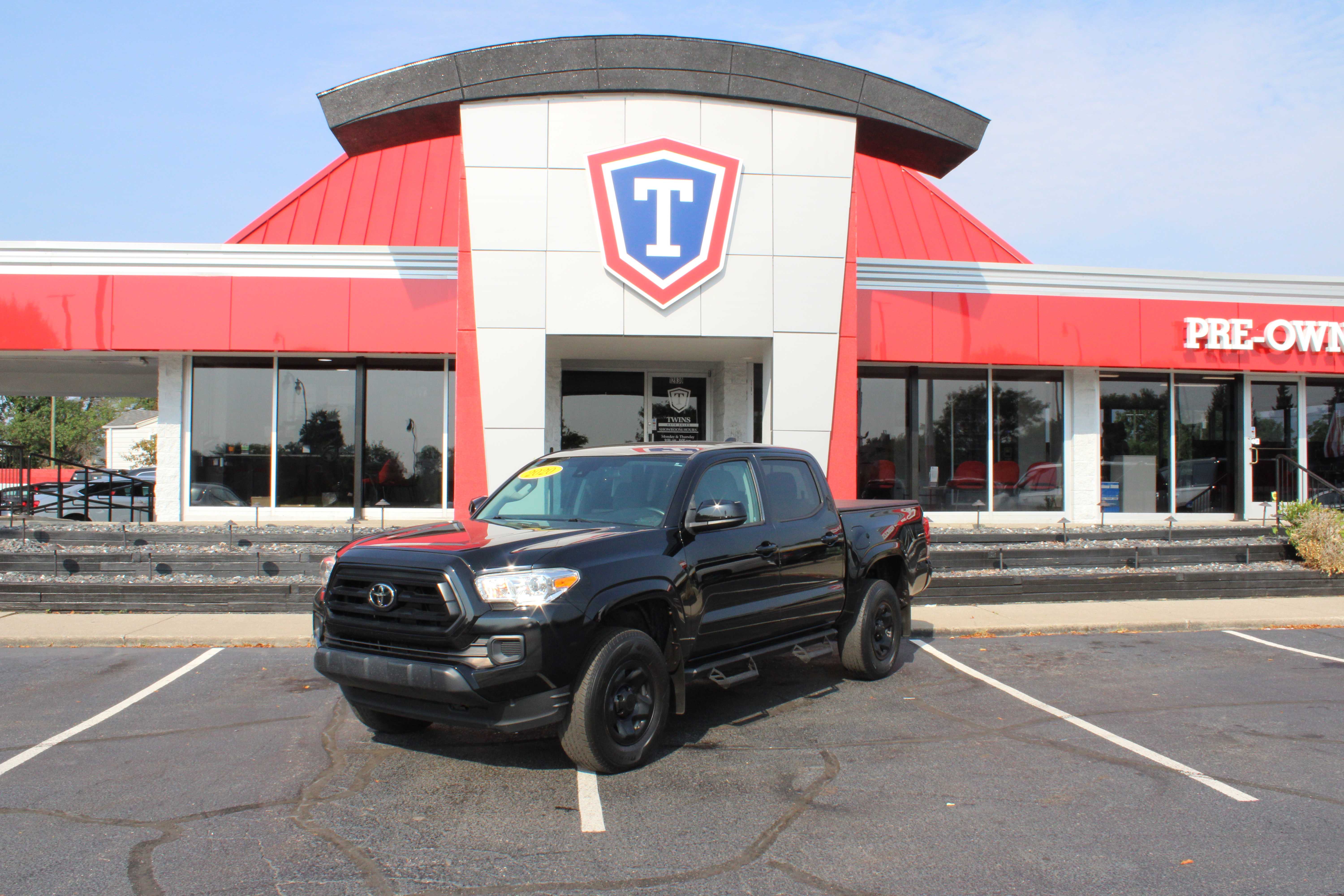 BLACK, 2020 TOYOTA TACOMA DOUBLE CAB Thumnail Image 1