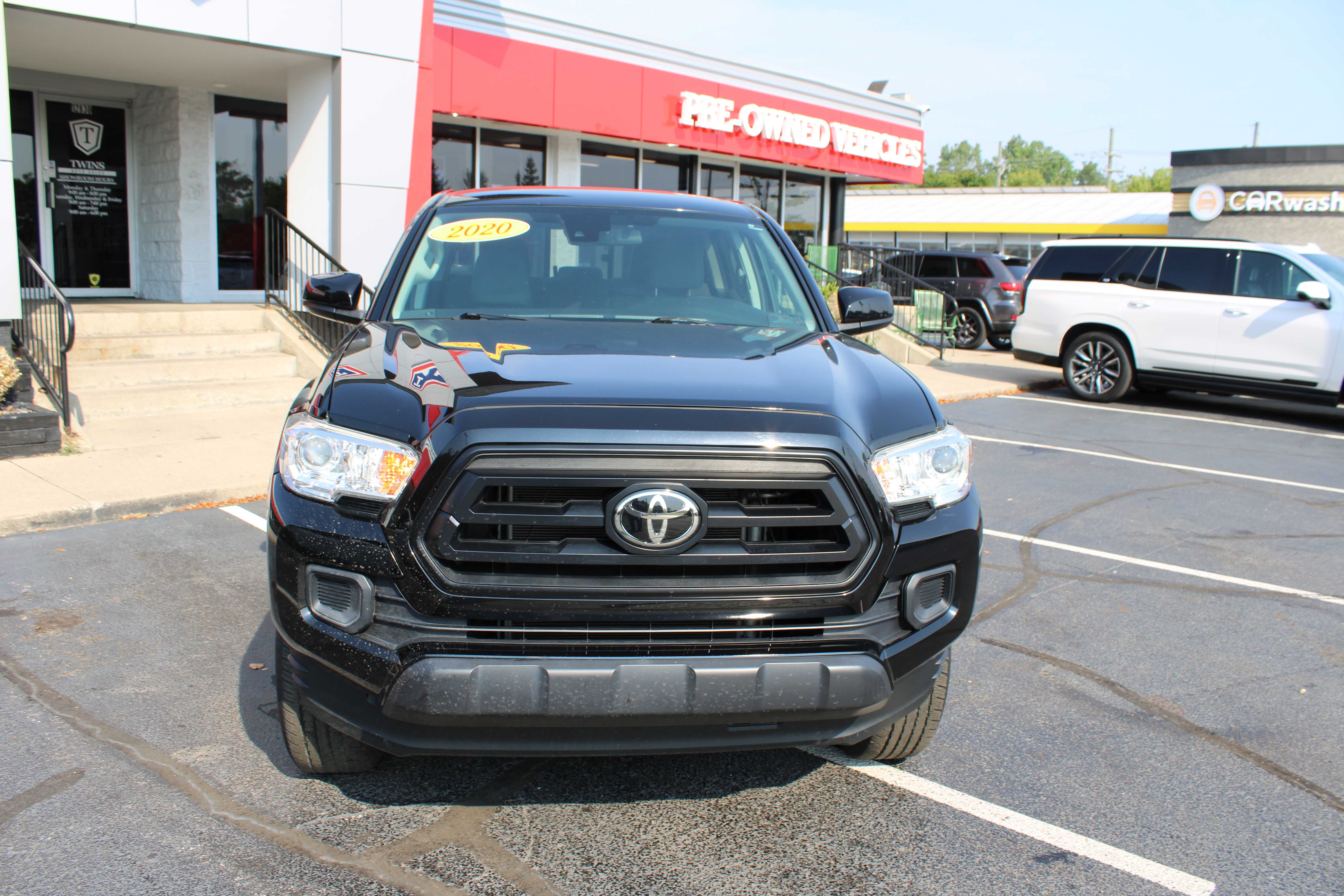 BLACK, 2020 TOYOTA TACOMA DOUBLE CAB Thumnail Image 3