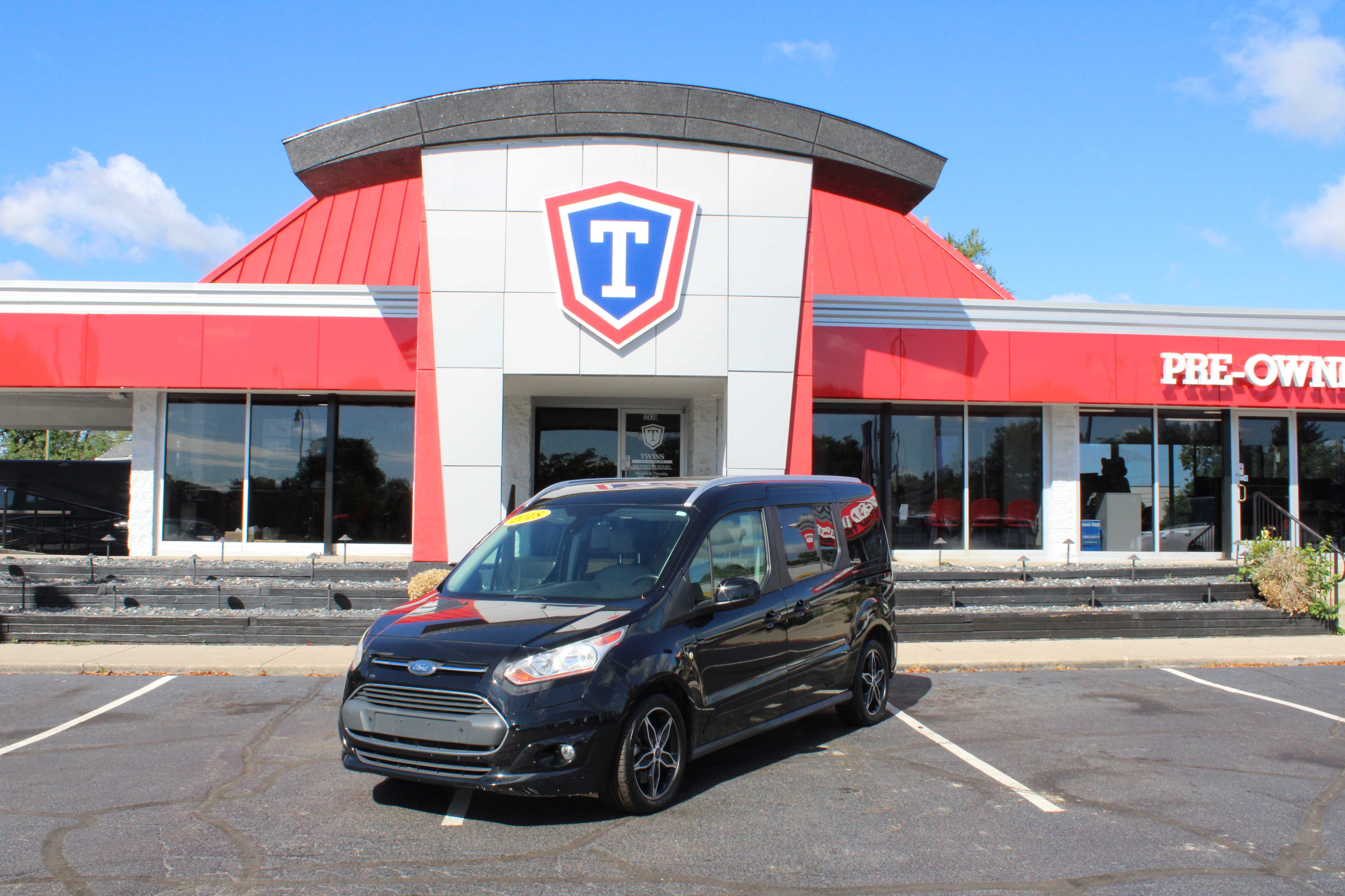 BLACK, 2018 FORD TRANSIT CONNECT PASSENGER Thumnail Image 1
