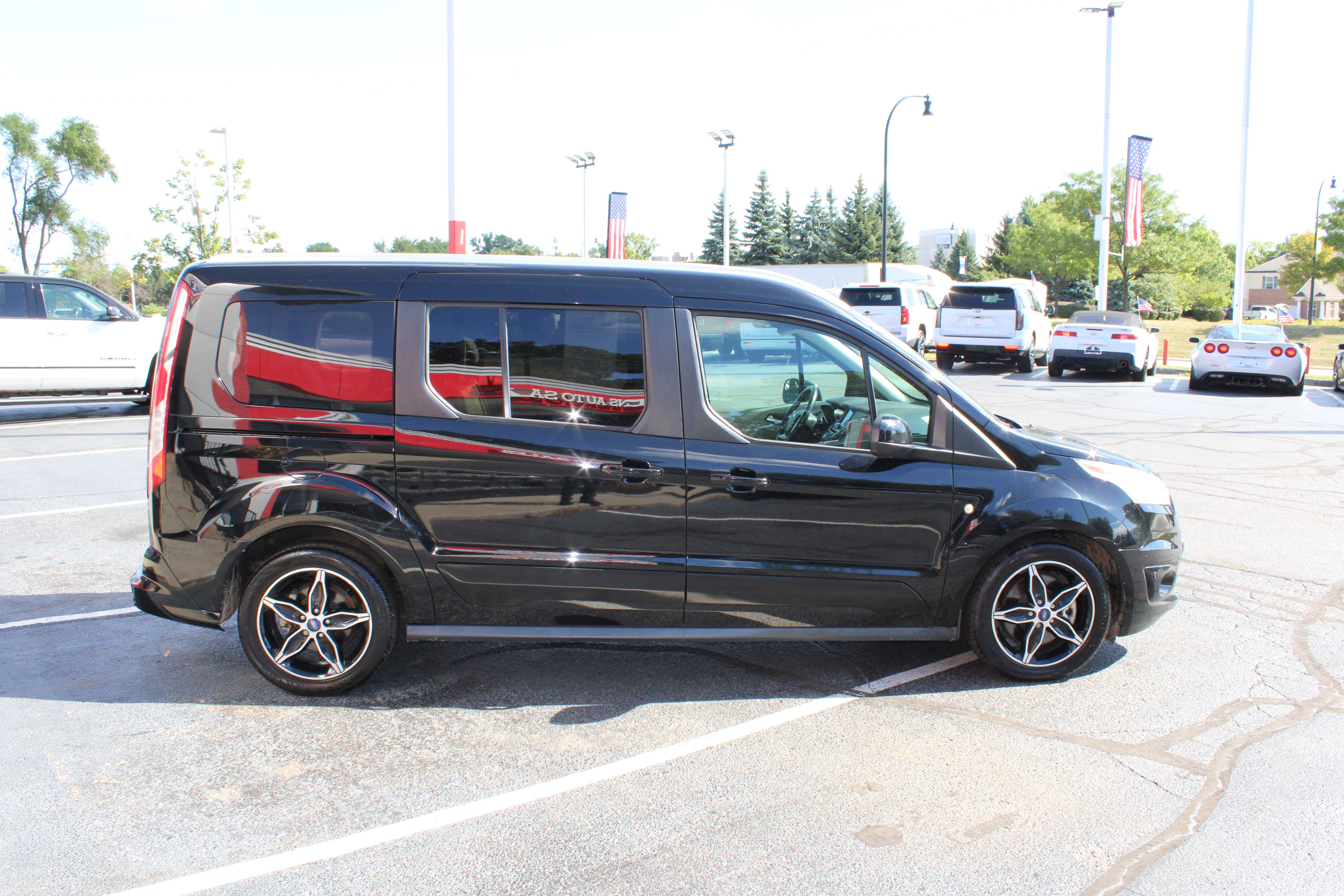 BLACK, 2018 FORD TRANSIT CONNECT PASSENGER Thumnail Image 5