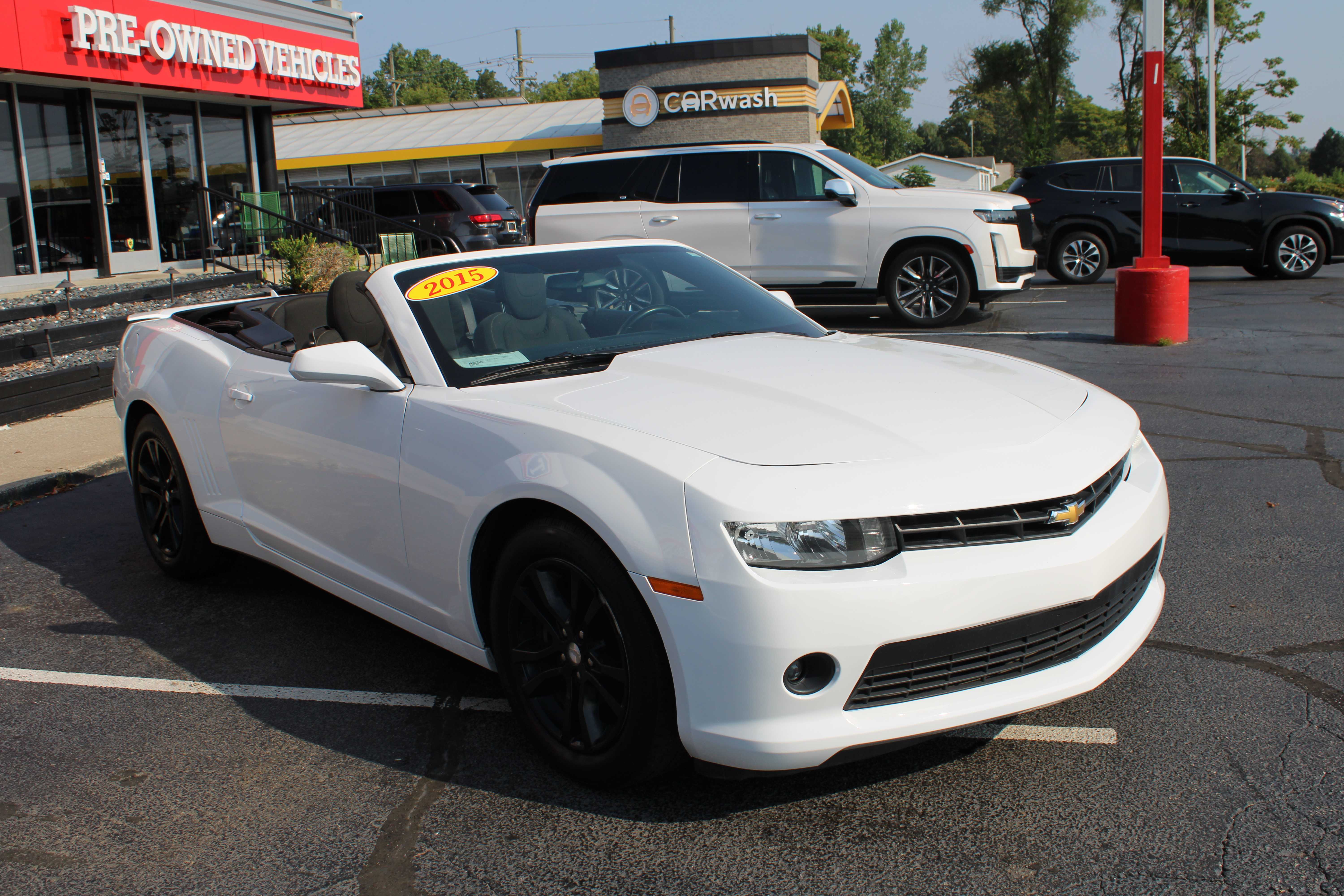WHITE, 2015 CHEVROLET CAMARO Thumnail Image 9