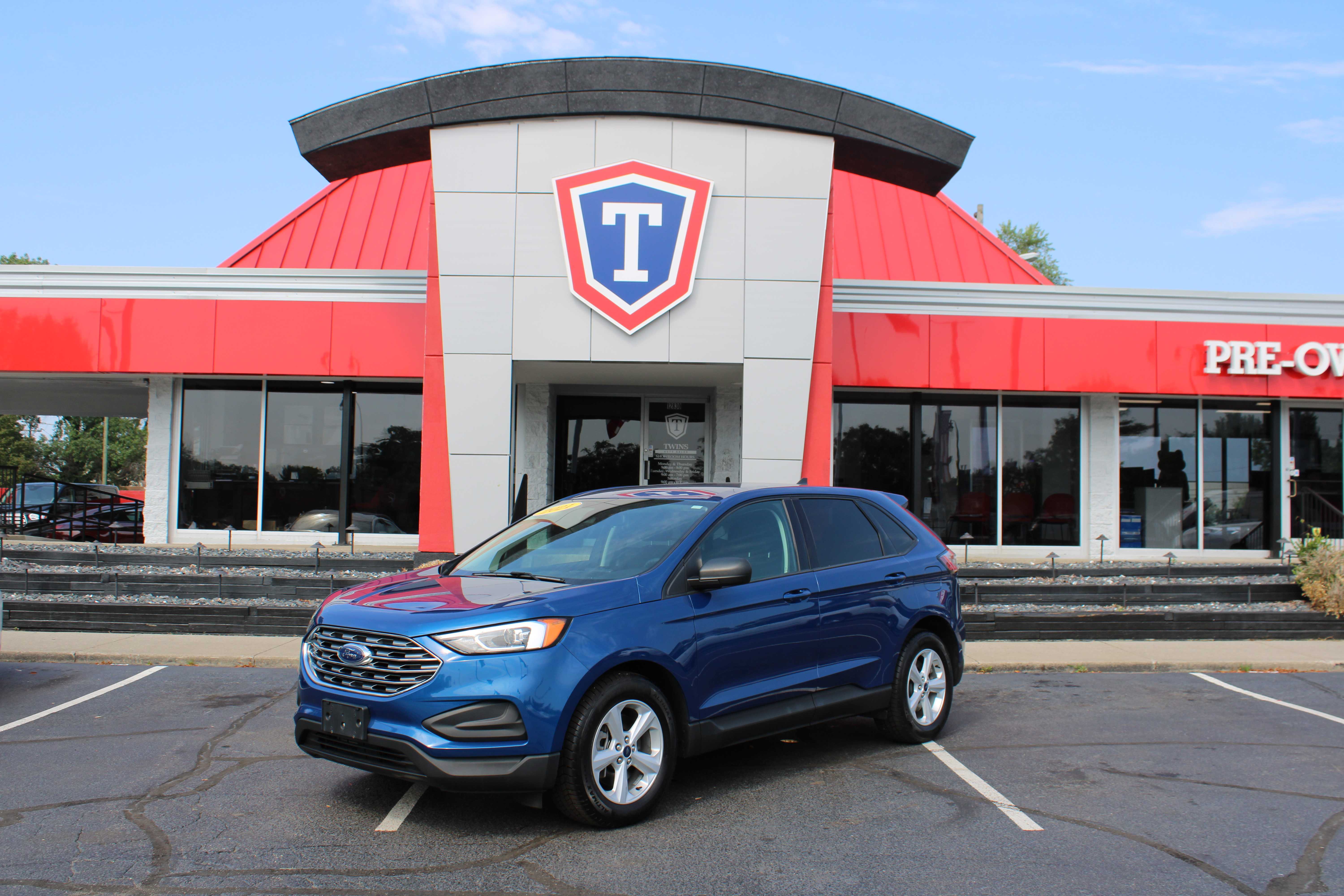 BLUE, 2021 FORD EDGE Image 