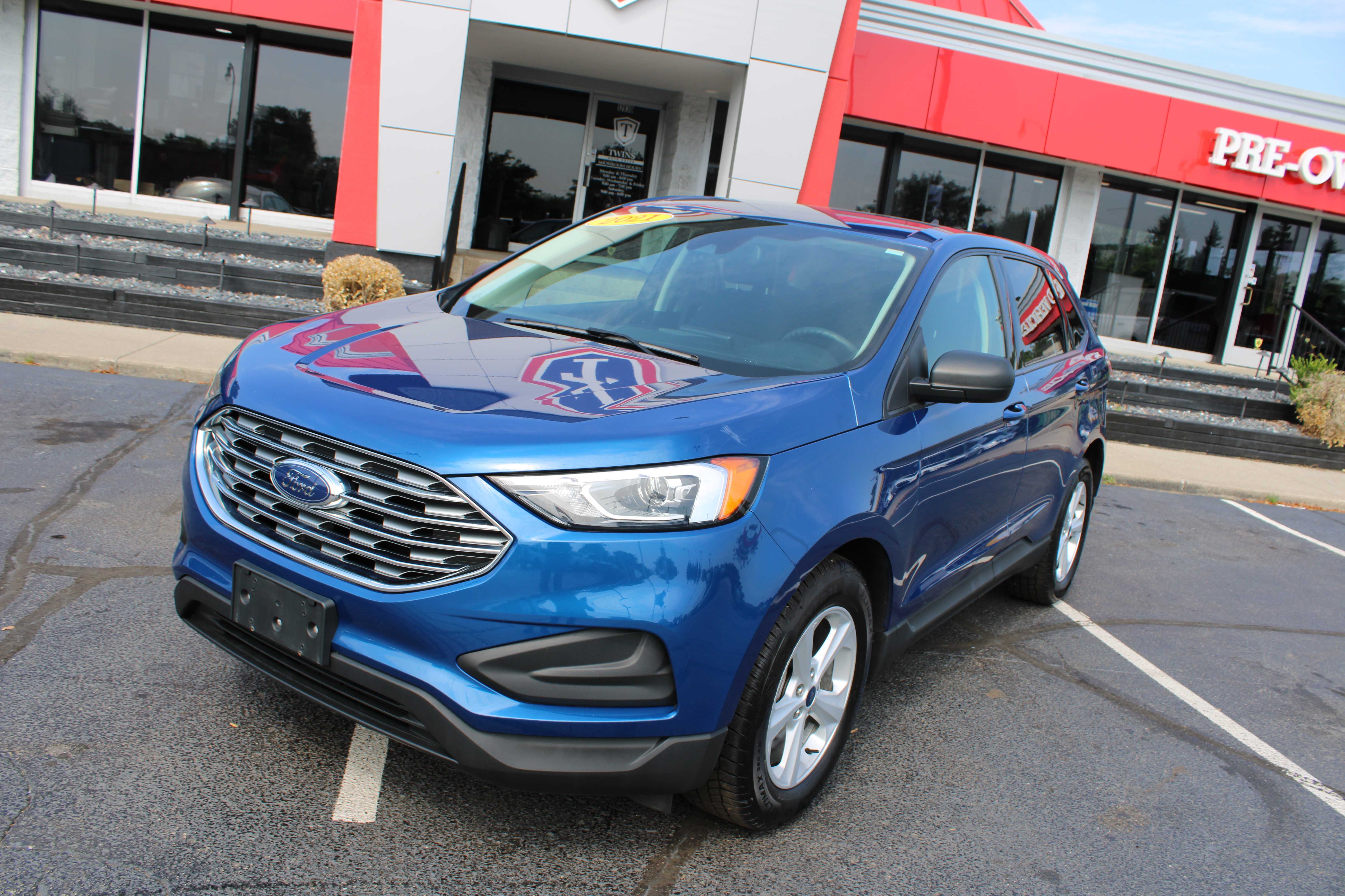 BLUE, 2021 FORD EDGE Thumnail Image 2