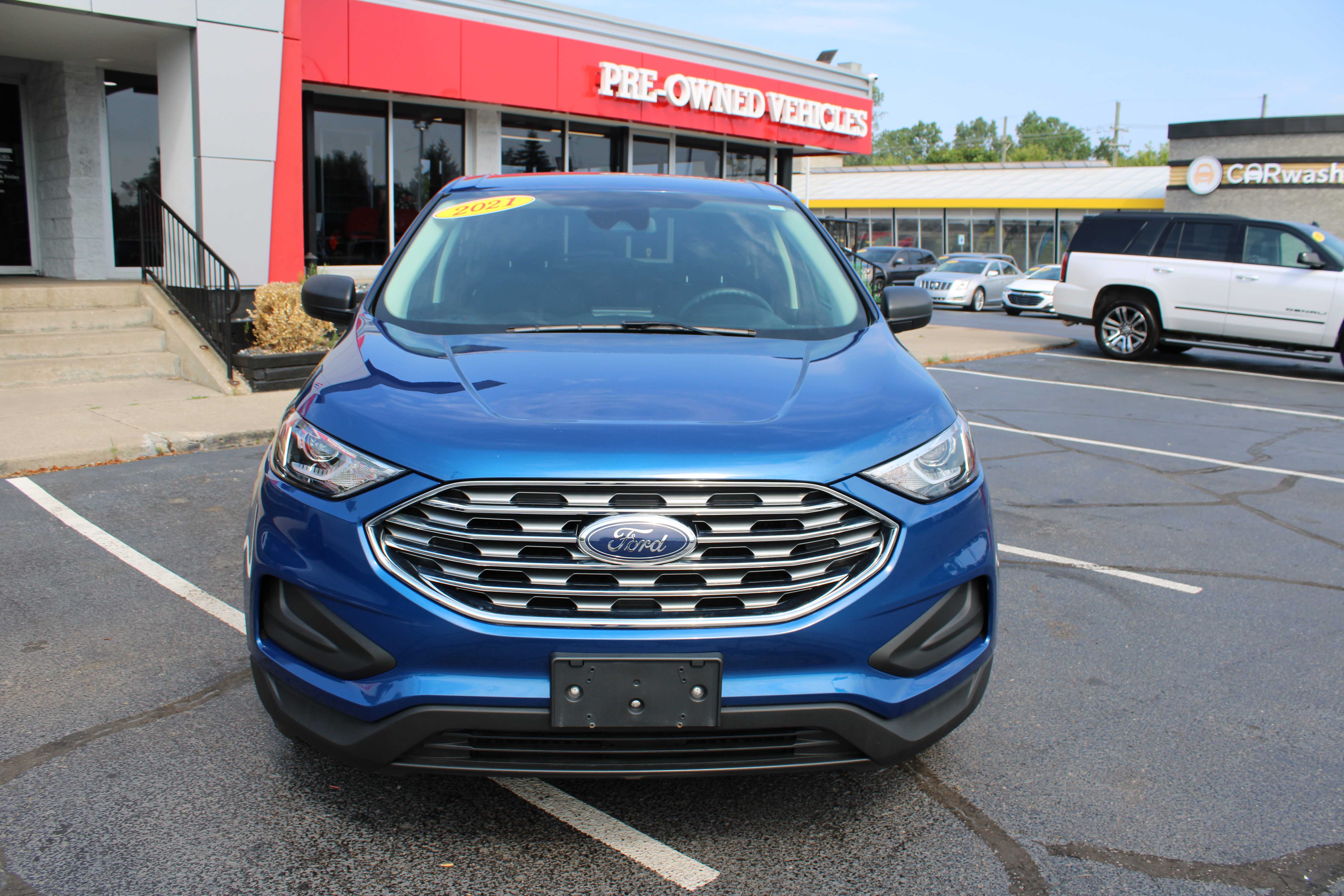BLUE, 2021 FORD EDGE Thumnail Image 3