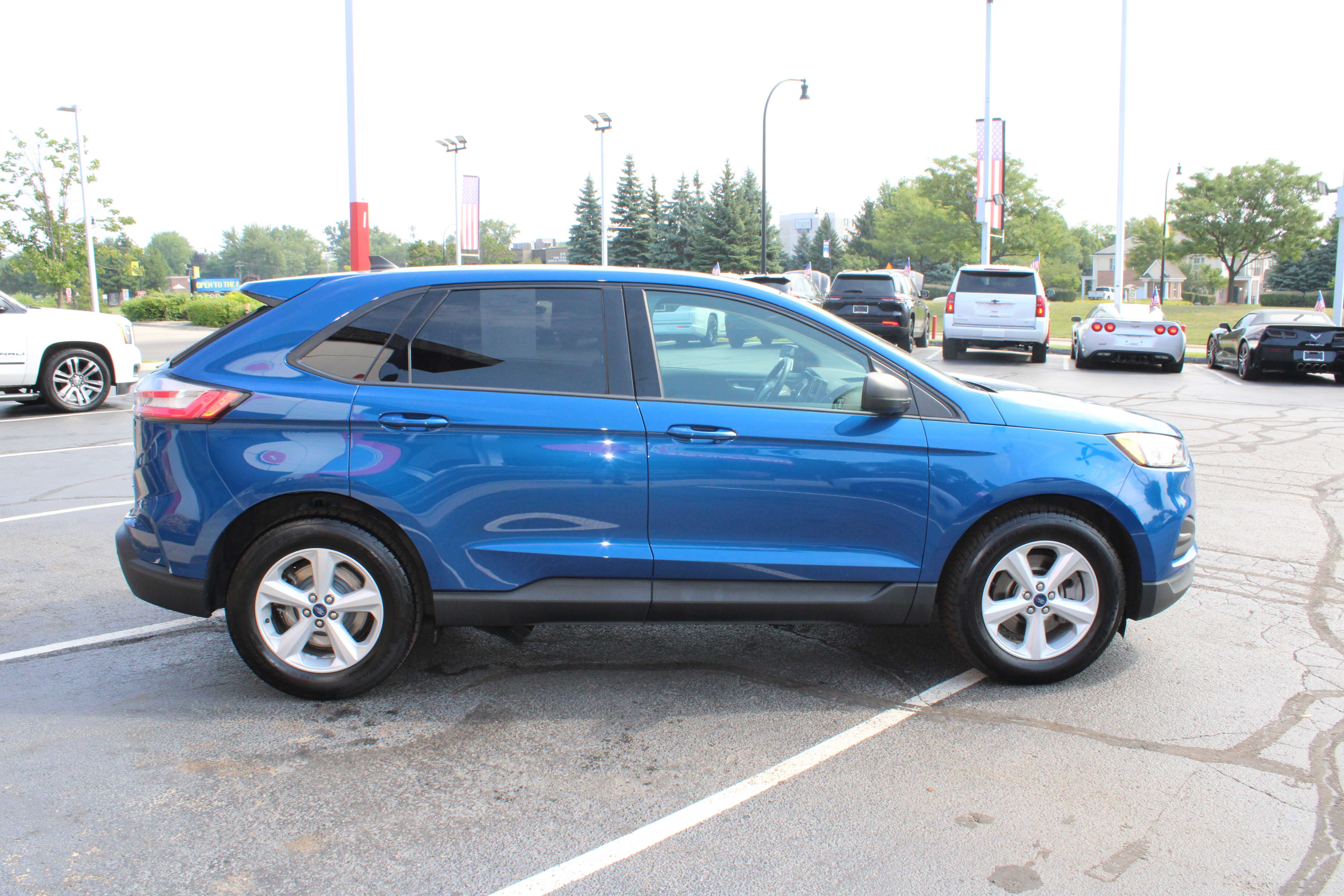 BLUE, 2021 FORD EDGE Thumnail Image 5