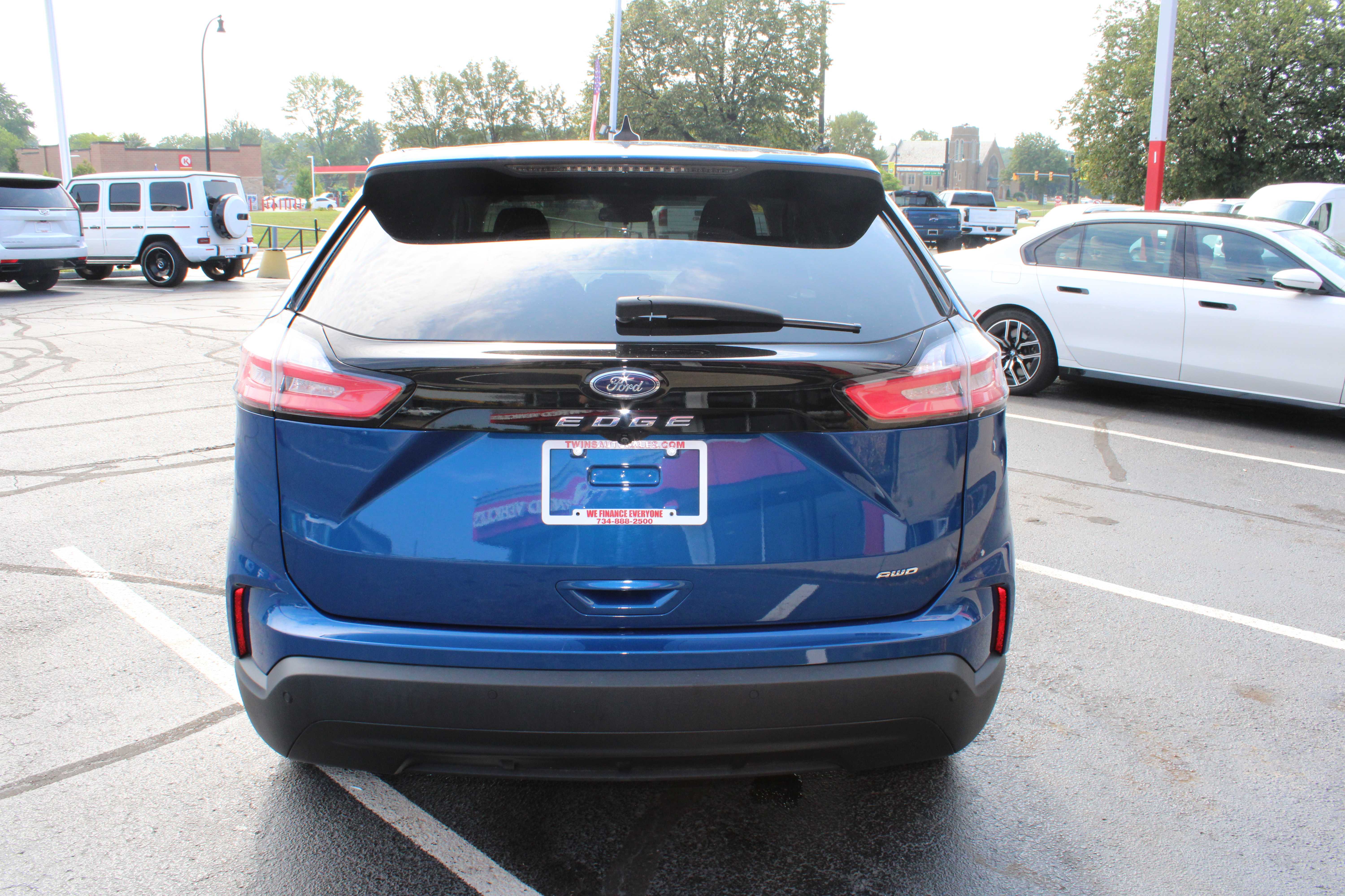 BLUE, 2021 FORD EDGE Thumnail Image 7