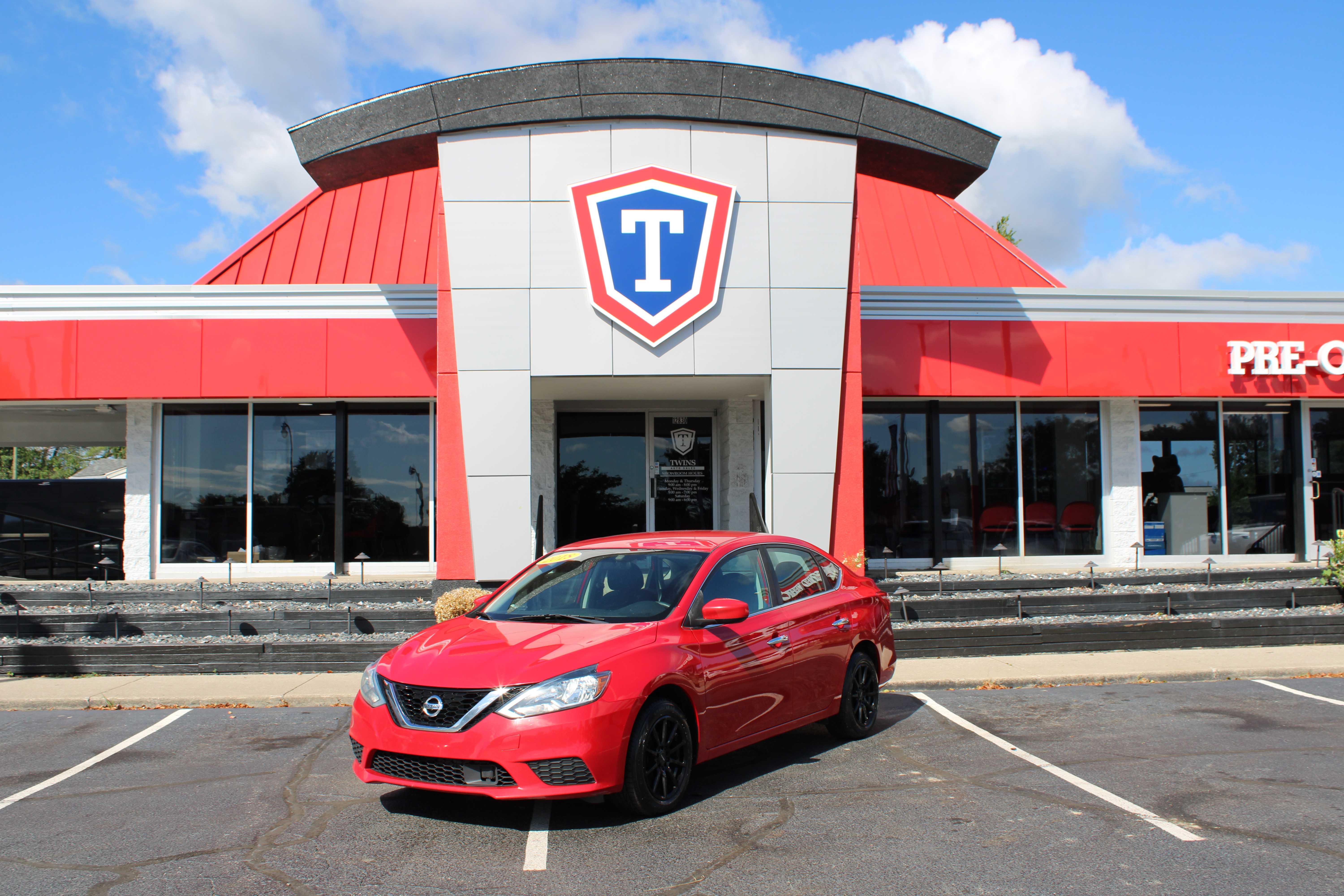 RED, 2018 NISSAN SENTRA Thumnail Image 1
