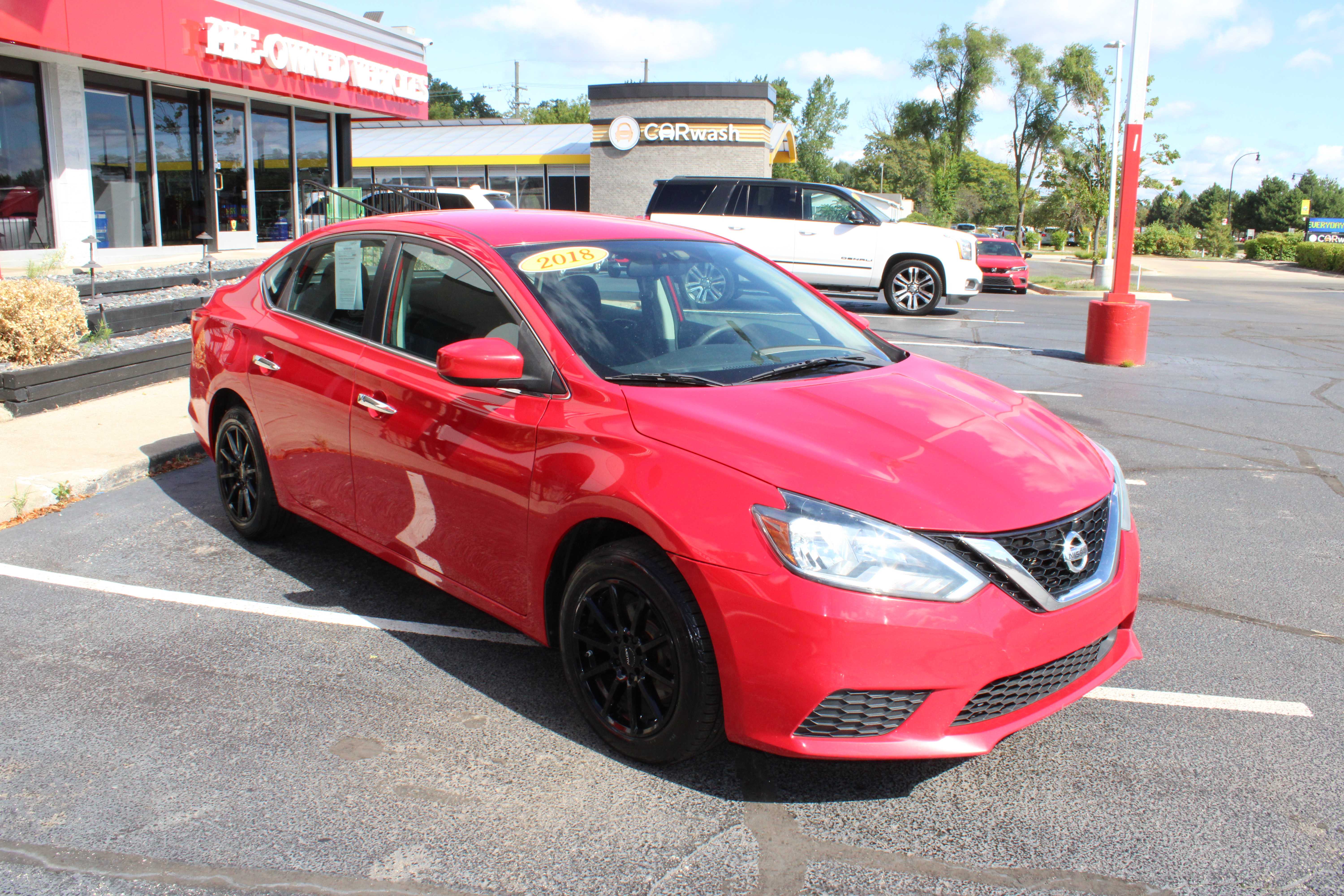 RED, 2018 NISSAN SENTRA Thumnail Image 4