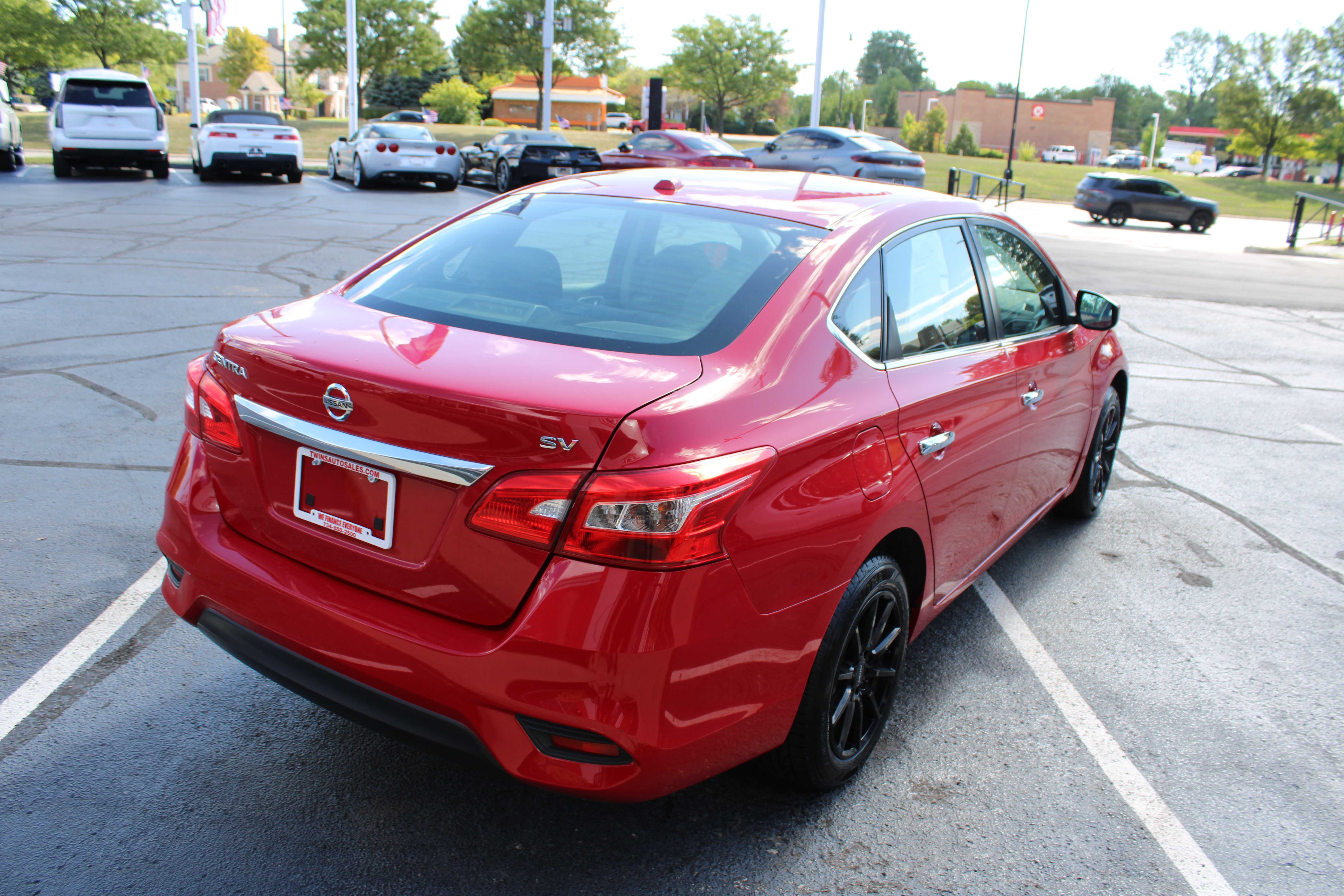 RED, 2018 NISSAN SENTRA Thumnail Image 6