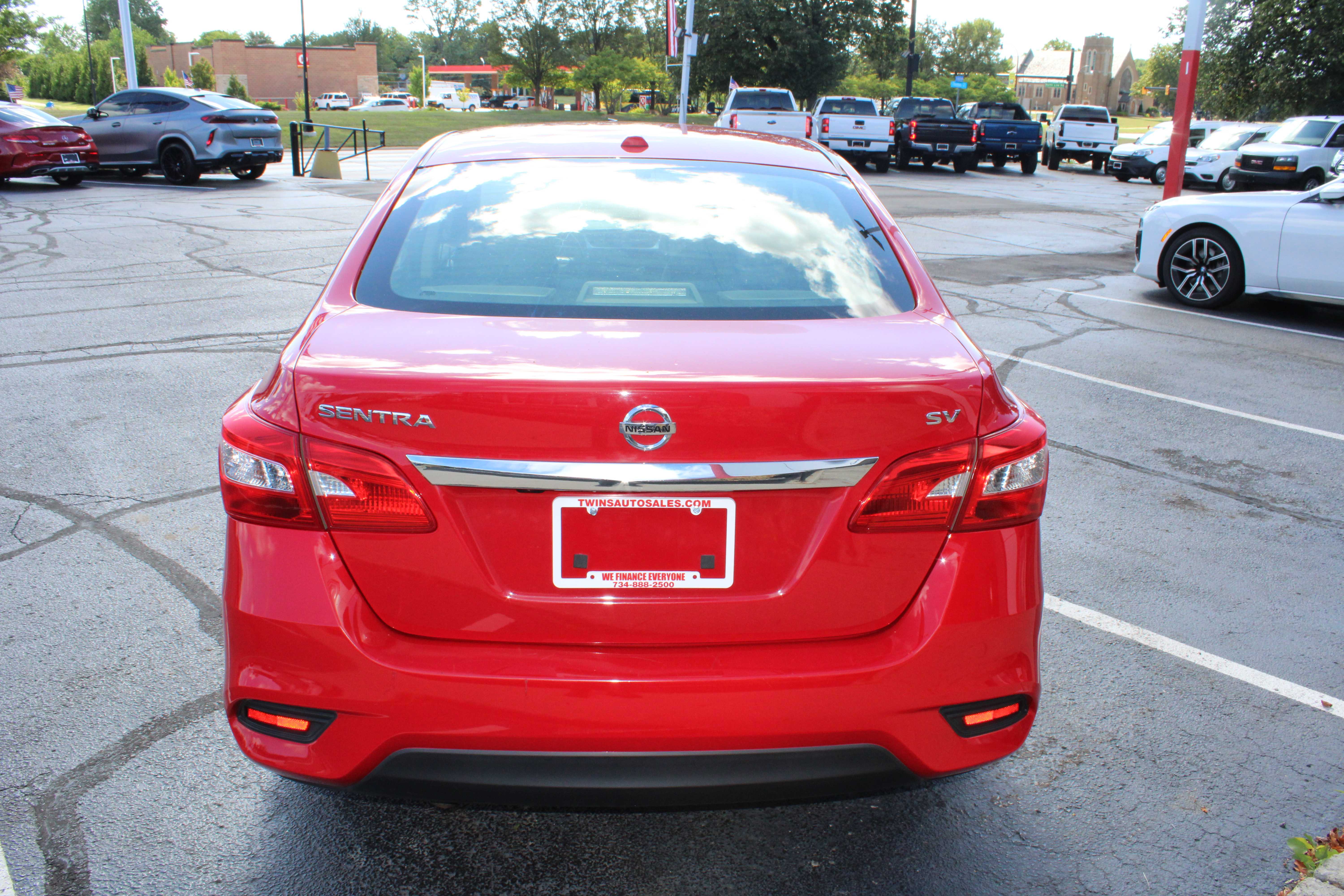 RED, 2018 NISSAN SENTRA Thumnail Image 7