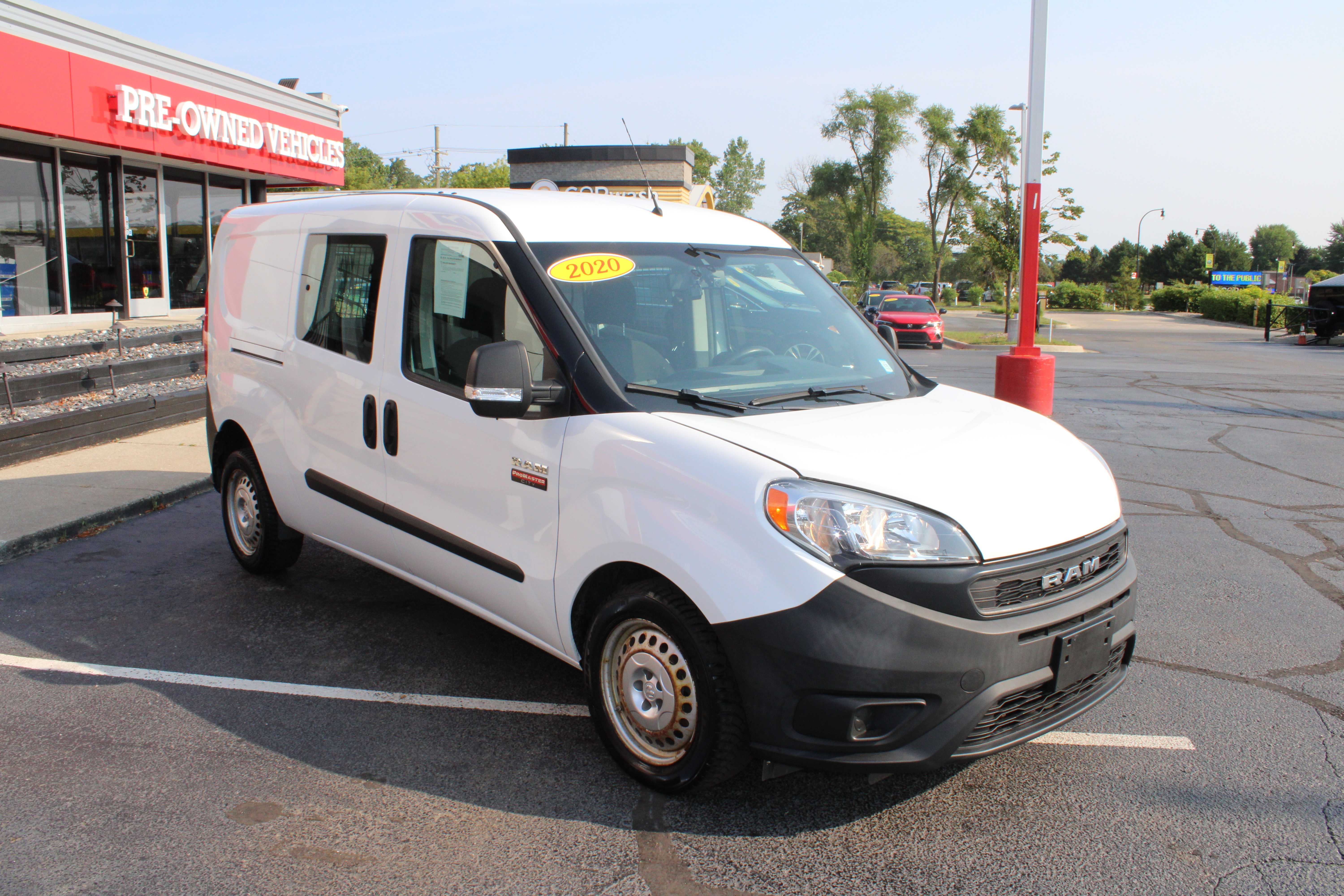 WHITE, 2020 RAM PROMASTER CITY Thumnail Image 4
