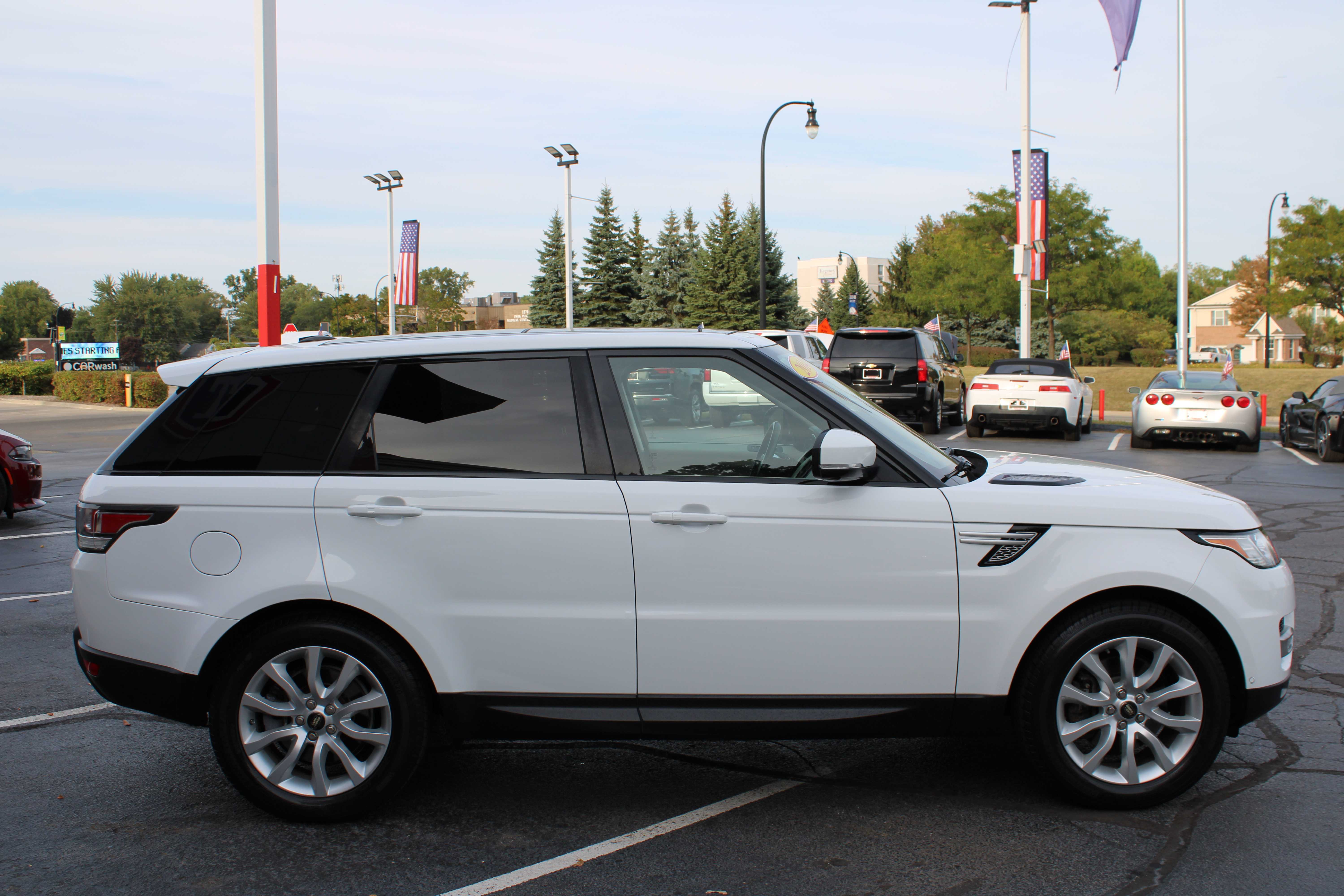 WHITE, 2014 LAND ROVER RANGE ROVER SPORT Thumnail Image 4