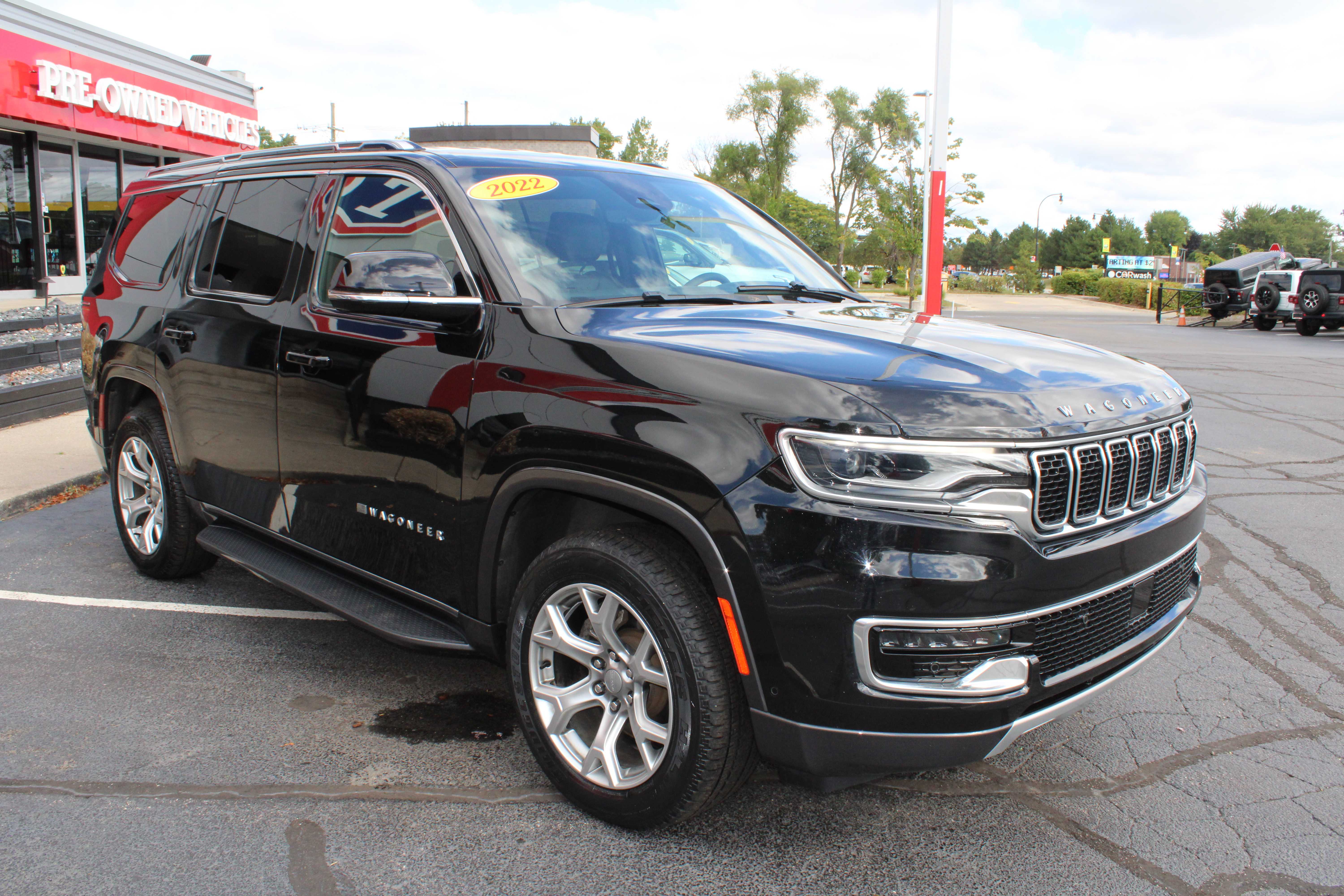 BLACK, 2022 JEEP WAGONEER Thumnail Image 4